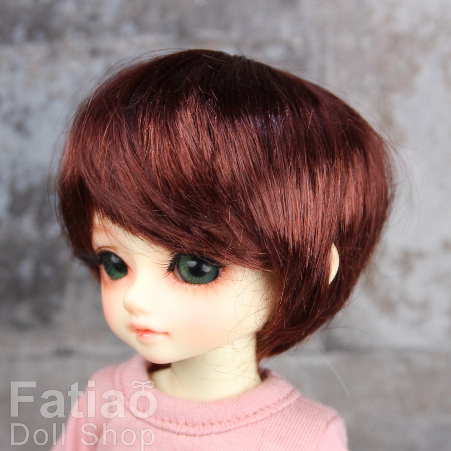 Fatiao - New Dolls Wig Dollfie Yo-SD 1/6 BJD 6-7" size - Chocolate