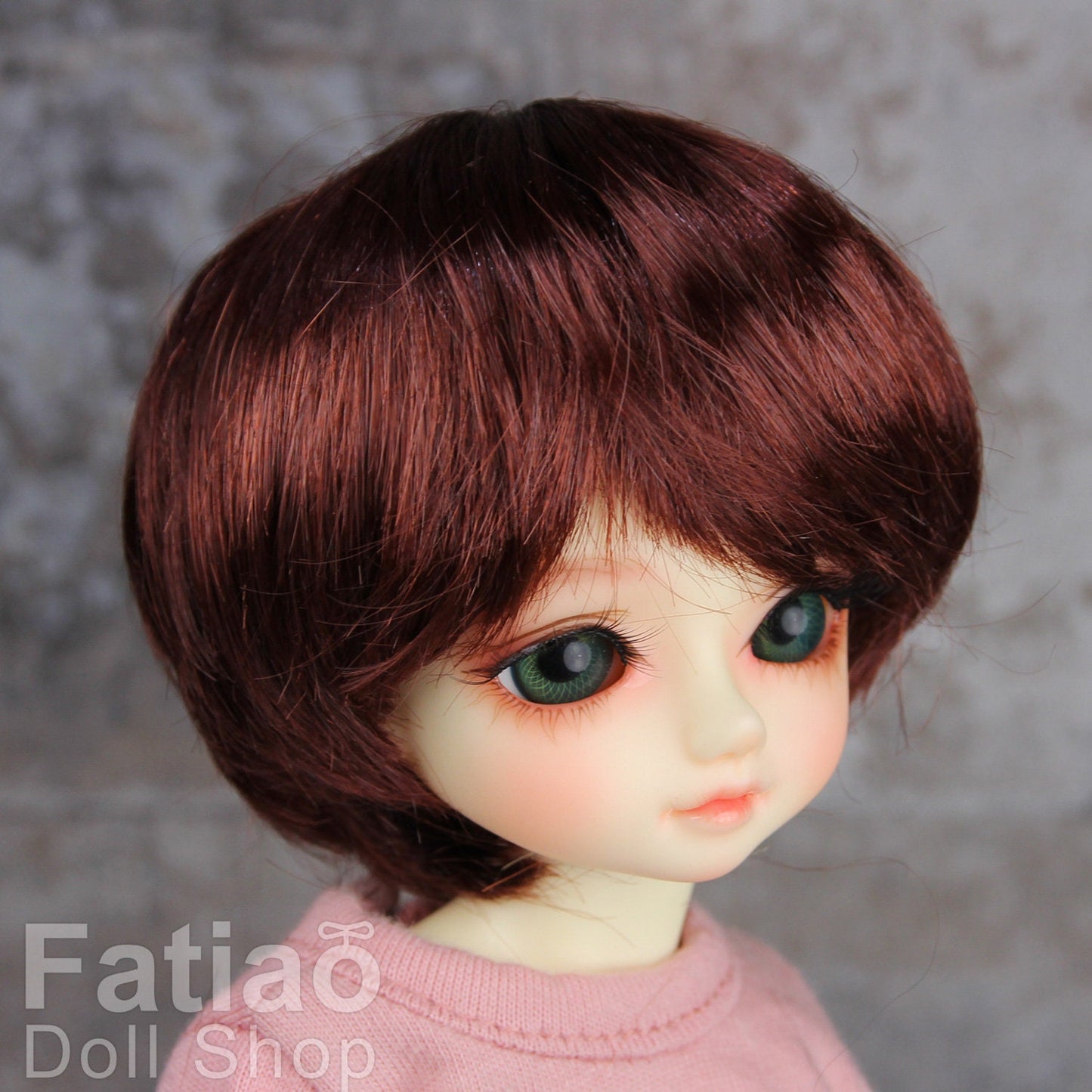 Fatiao - New Dolls Wig Dollfie Yo-SD 1/6 BJD 6-7" size - Chocolate