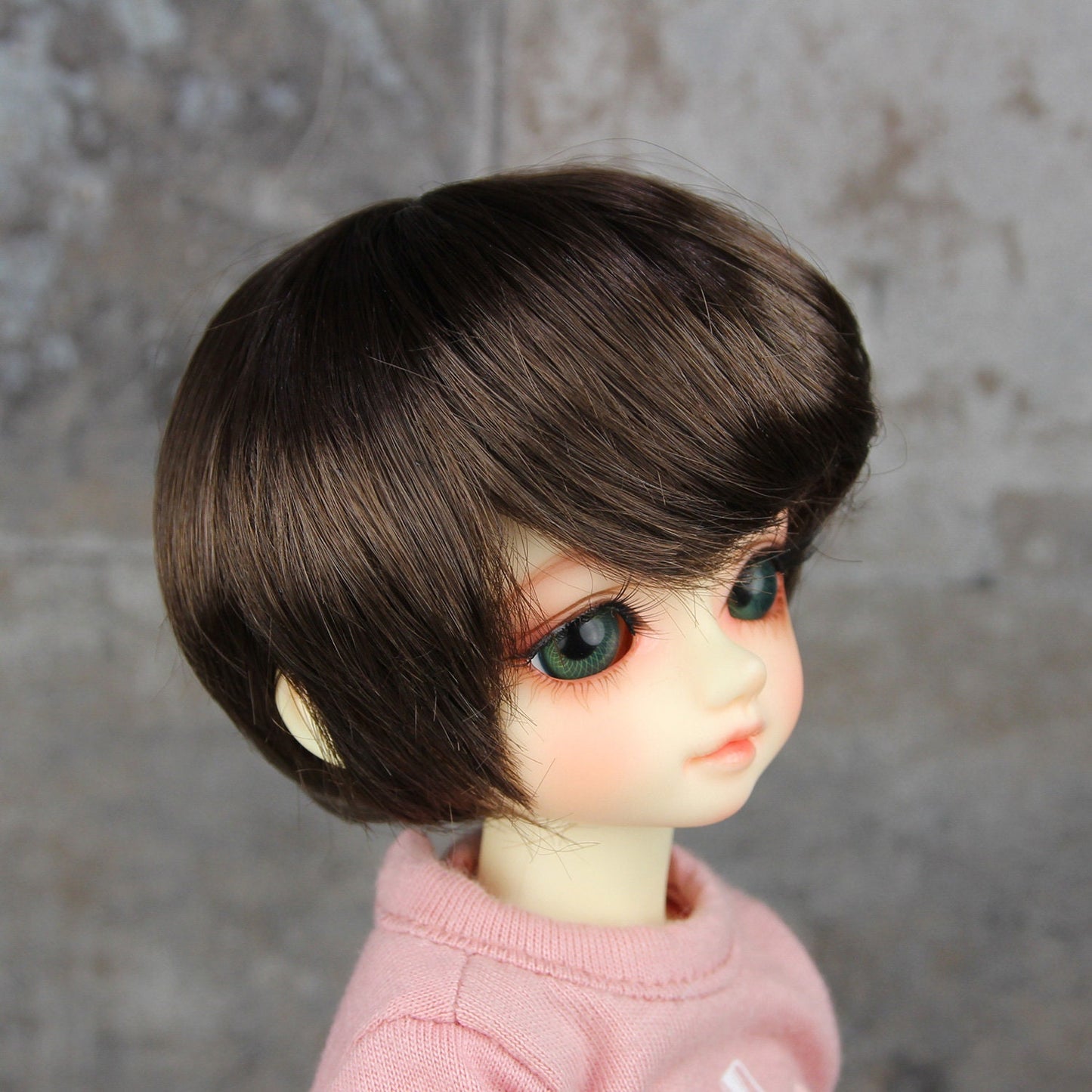 Fatiao - New Dollfie Yo-SD 1/6 BJD - Dolls Wig 6-7 inch - Dark Brown