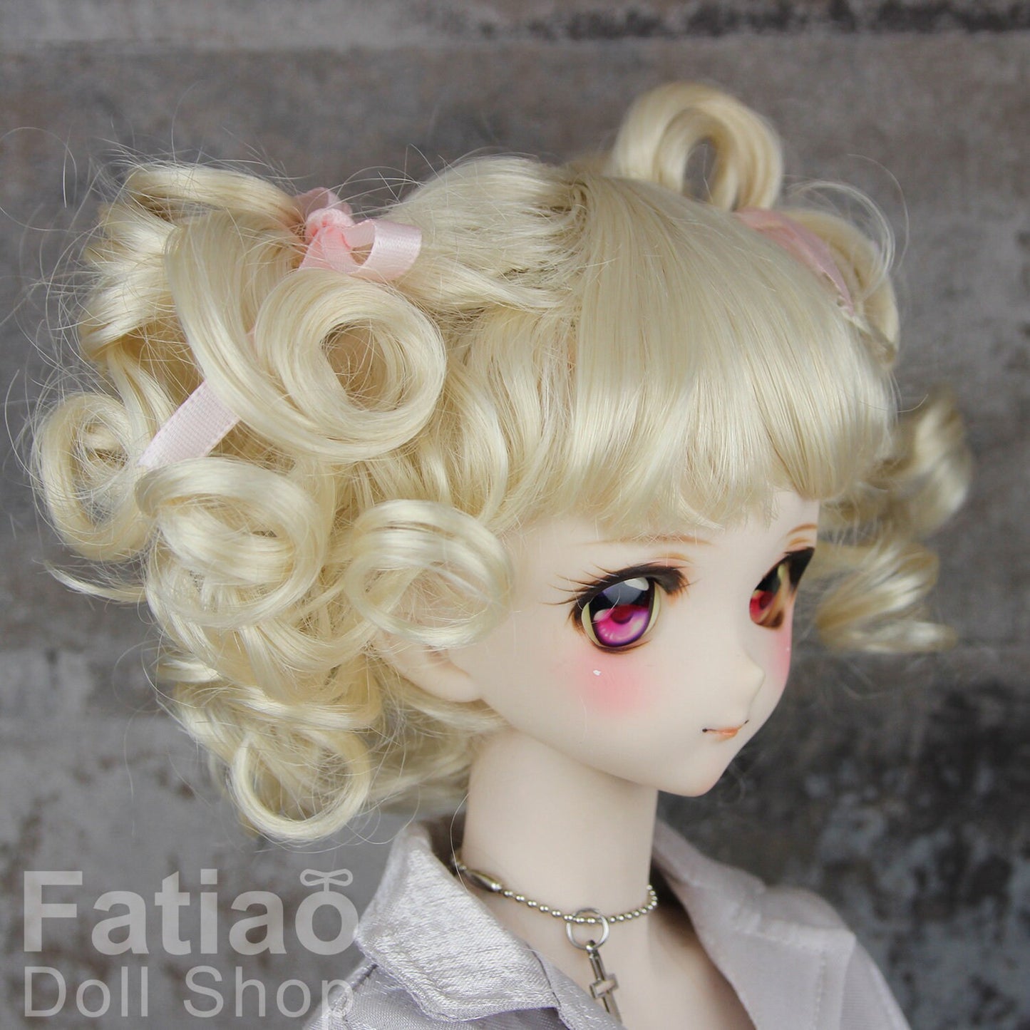 Fatiao - New Dollfie SD 1/3 BJD Dolls Wig size 8-9" - Blonde