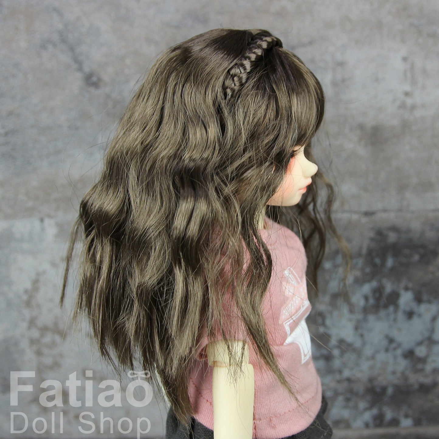 Fatiao - New Dollfie Yo-SD 1/6 BJD - Dolls Wig 6-7 inch - umber