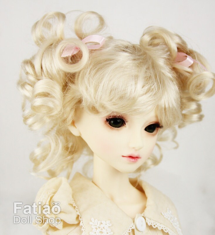 Fatiao - New Dollfie SD 1/3 BJD Dolls Wig size 8-9" - Blonde