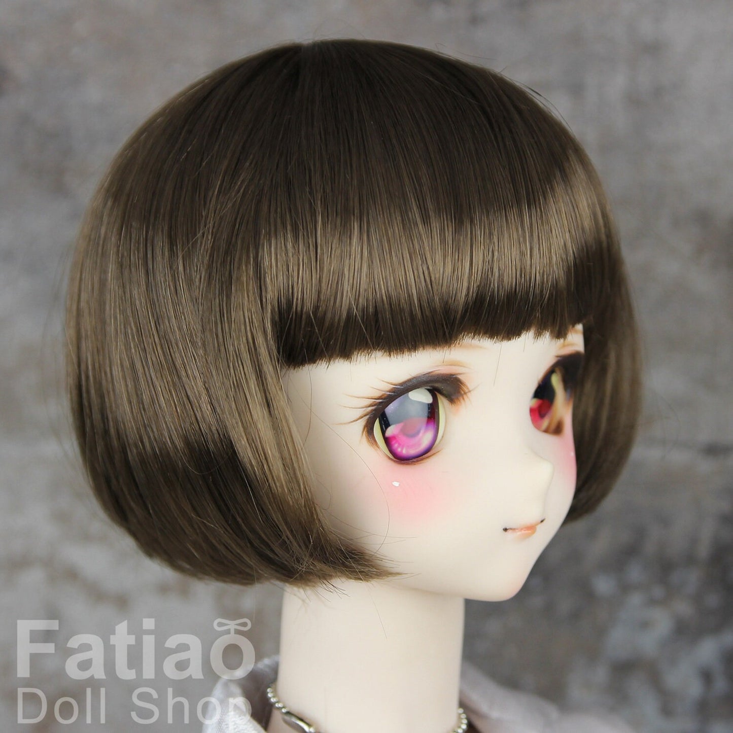 Fatiao - New Dollfie SD 1/3 BJD Dolls Wig size 8-9" - Umber