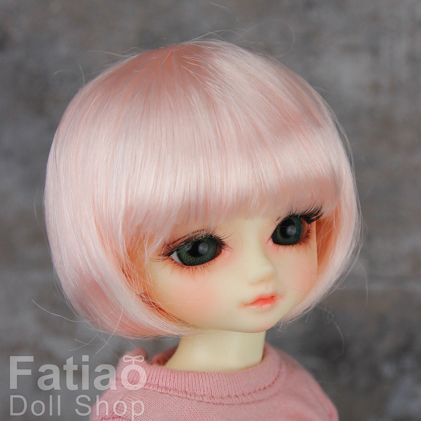 Fatiao - New Dollfie Yo-SD 1/6 BJD - Dolls Wig 6-7 inch - Light Pink