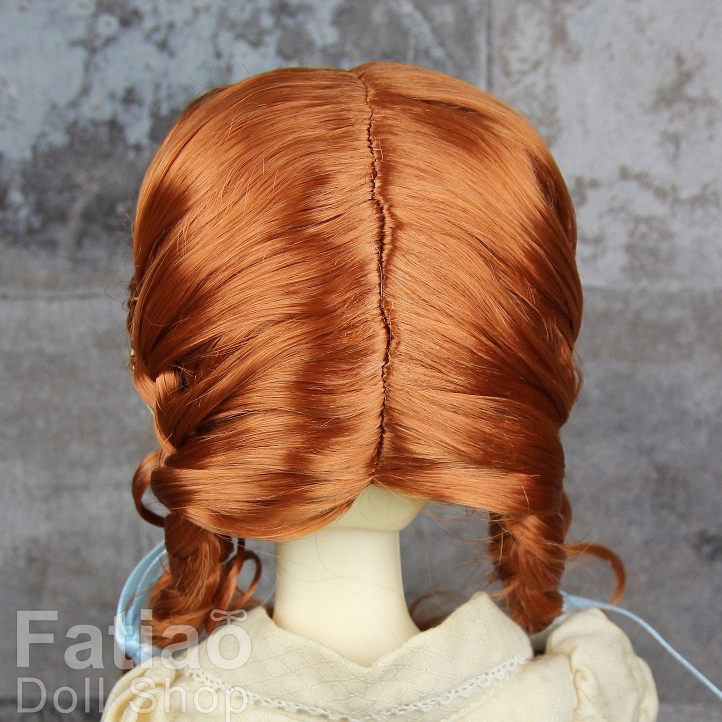 Fatiao - New Dollfie SD 1/3 BJD Volks Pullip Dolls Wig size 9-10"- Red Orange