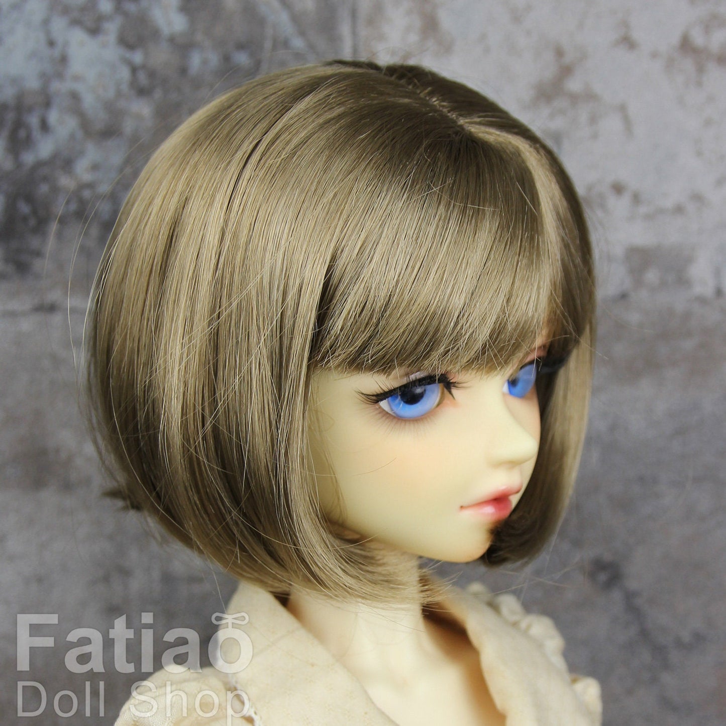 Fatiao - New Dollfie SD 1/3 BJD Volks Blythe Pullip Dolls Wig size 9-10"- Brown