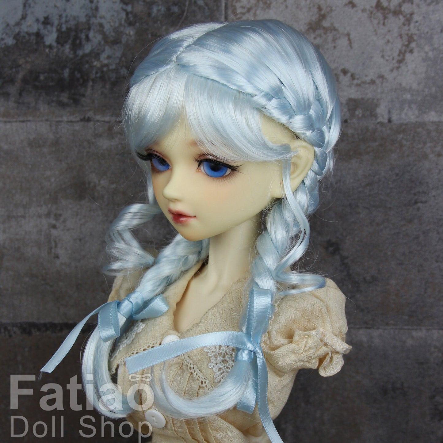 Fatiao - New Dollfie SD 1/3 BJD Volks Pullip Dolls Wig size 9-10"- light blue