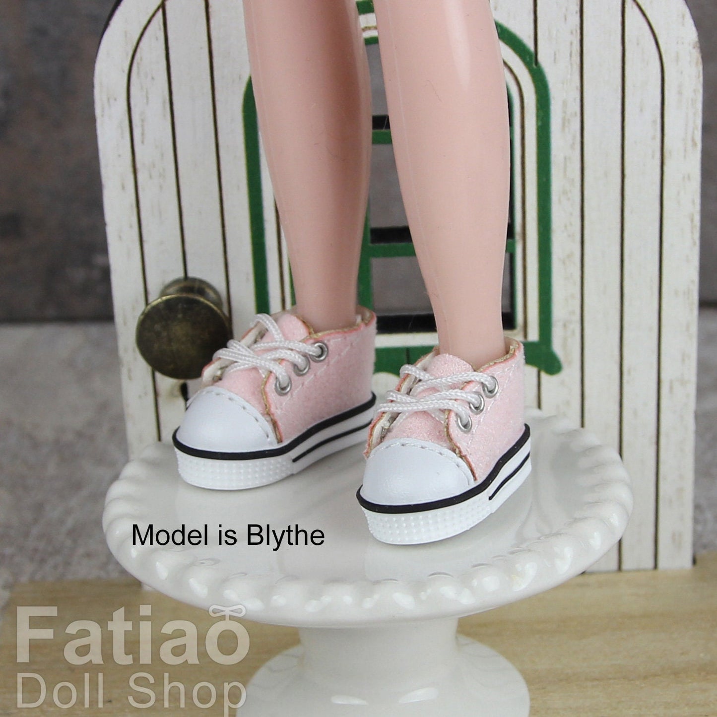 Fatiao - New OB11 Obitsu 11 Blythe 1/12 BJD doll canvas Lace-up shoes