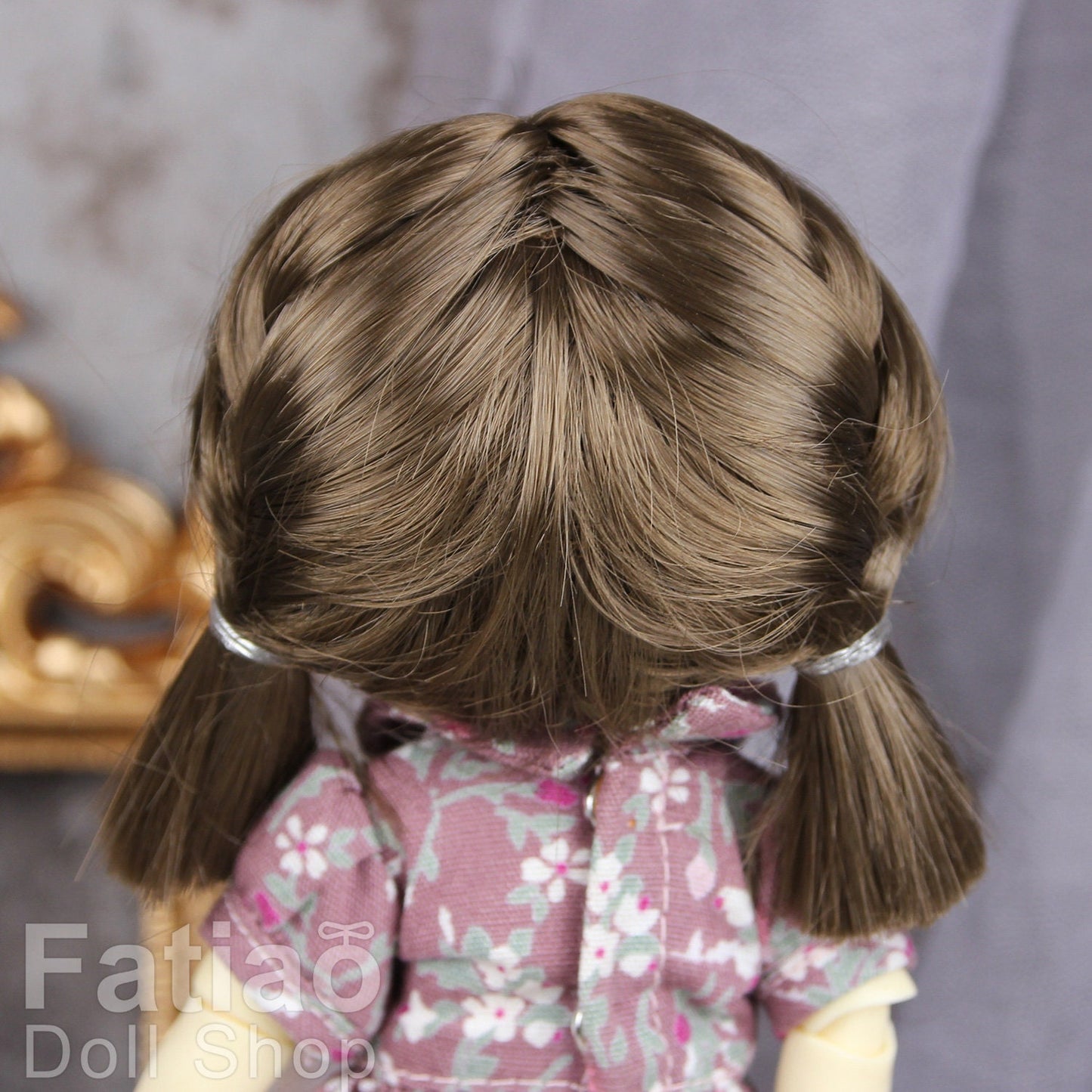 Fatiao - BJD Dollfie Lati Yellow Pukifee 5-6" Angel Doll Wig - umber