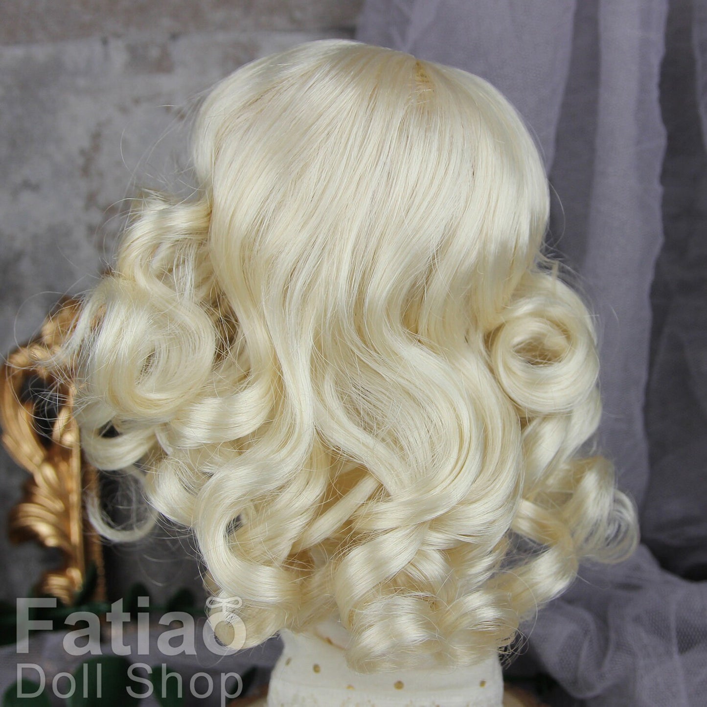 Fatiao - New Dollfie MSD Kaye Wiggs 1/4 BJD Size 7-8 inch - Blonde Dolls Wig