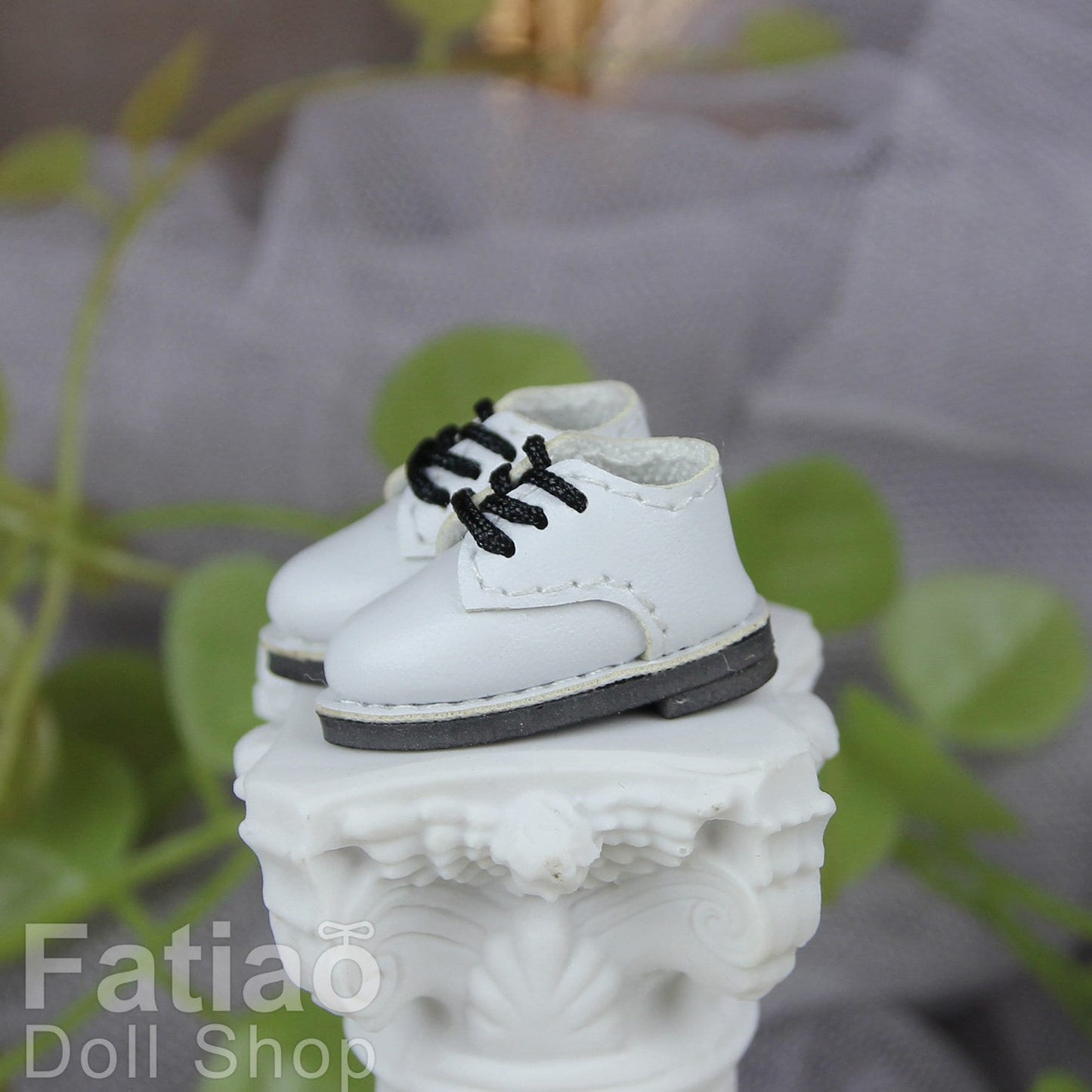Fatiao - New OB11 Obitsu 11 Cu-poche 1/12 BJD Nendoroid GSC doll Lace-up Oxford shoes