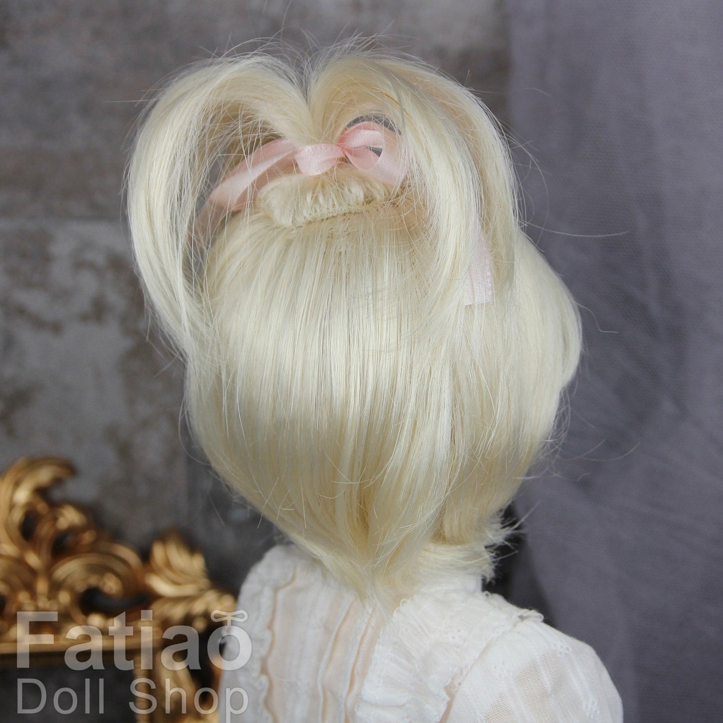 Fatiao - New Dollfie MSD Kaye Wiggs 1/4 BJD Size 7-8 inch Blonde Dolls Wig