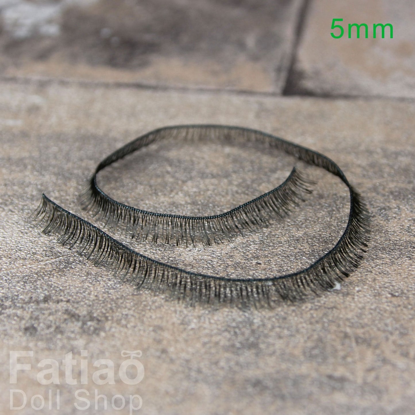 New BJD Dollfie Doll Eyelashes 5mm / 8mm - Black