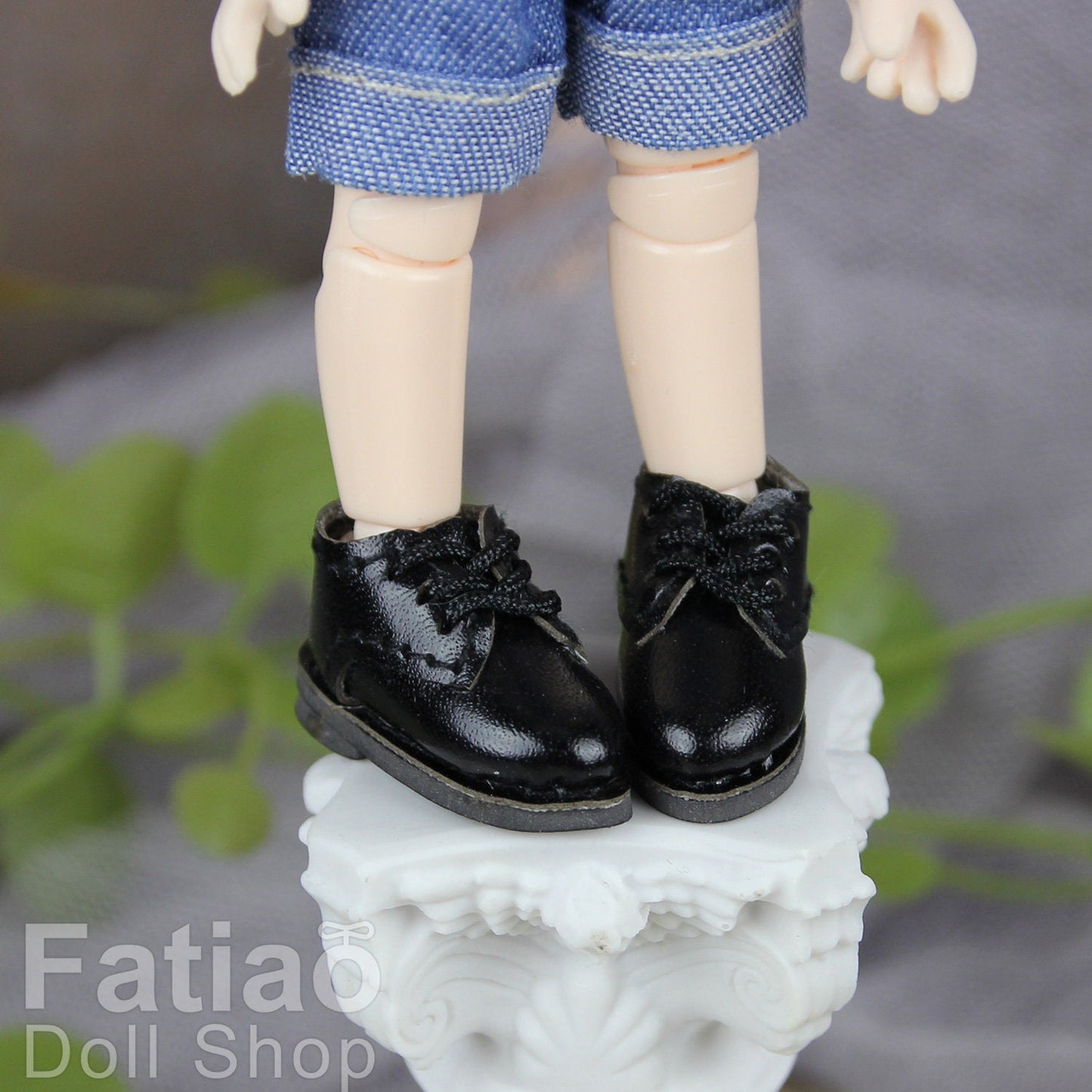 Fatiao - New OB11 Obitsu 11 Cu-poche 1/12 BJD Nendoroid GSC doll Lace-up Oxford shoes