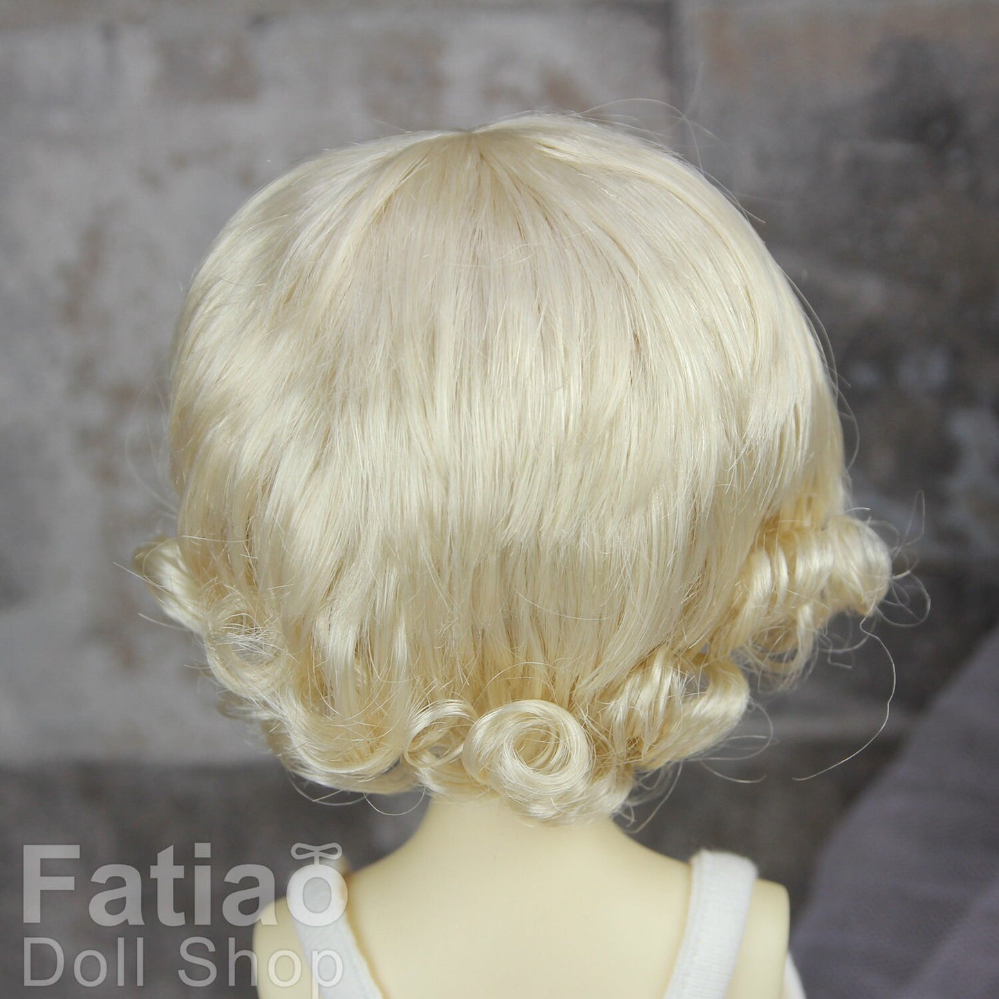 Fatiao - New Dollfie MSD Kaye Wiggs 1/4 BJD Size 7-8 inch Blonde Dolls Wig