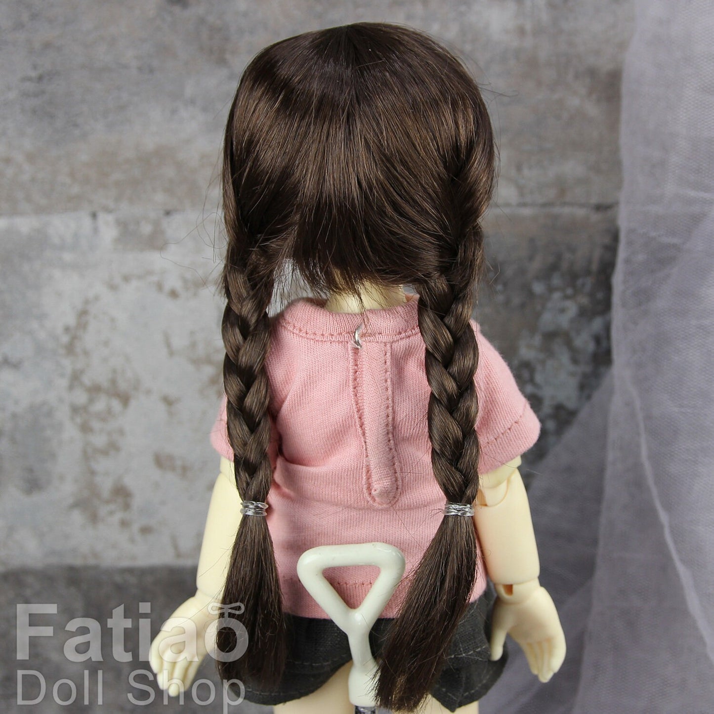 Fatiao - New Dollfie Yo-SD 1/6 BJD - Dolls Wig 6-7 inch - Dark Brown