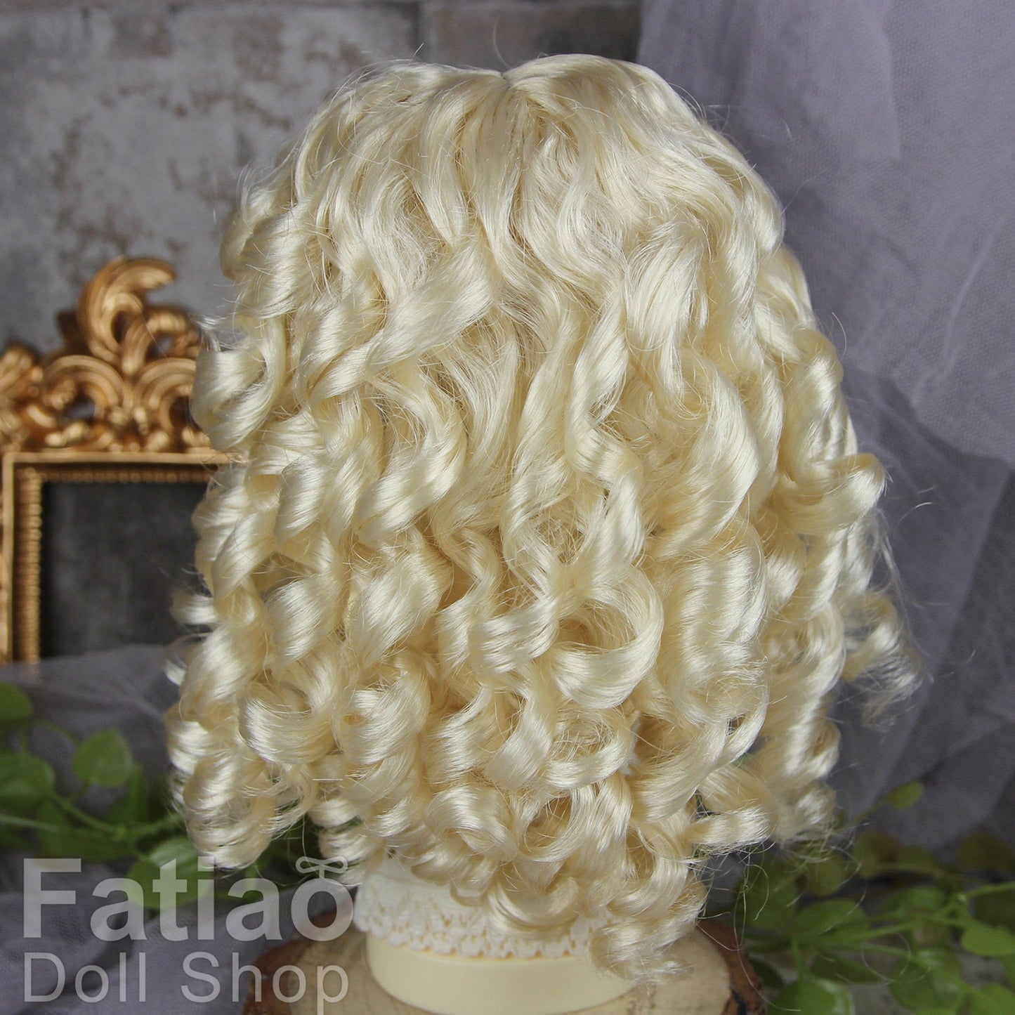 Fatiao - New Dollfie MSD Kaye Wiggs dianna effner doll 1/4 BJD Size 7-8 inch - Blonde Dolls Wig