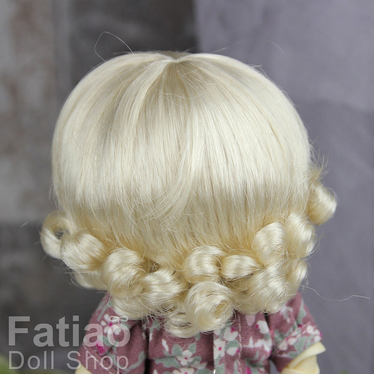 Fatiao - BJD Dollfie Lati Yellow Pukifee 5-6" Doll Wig Blonde