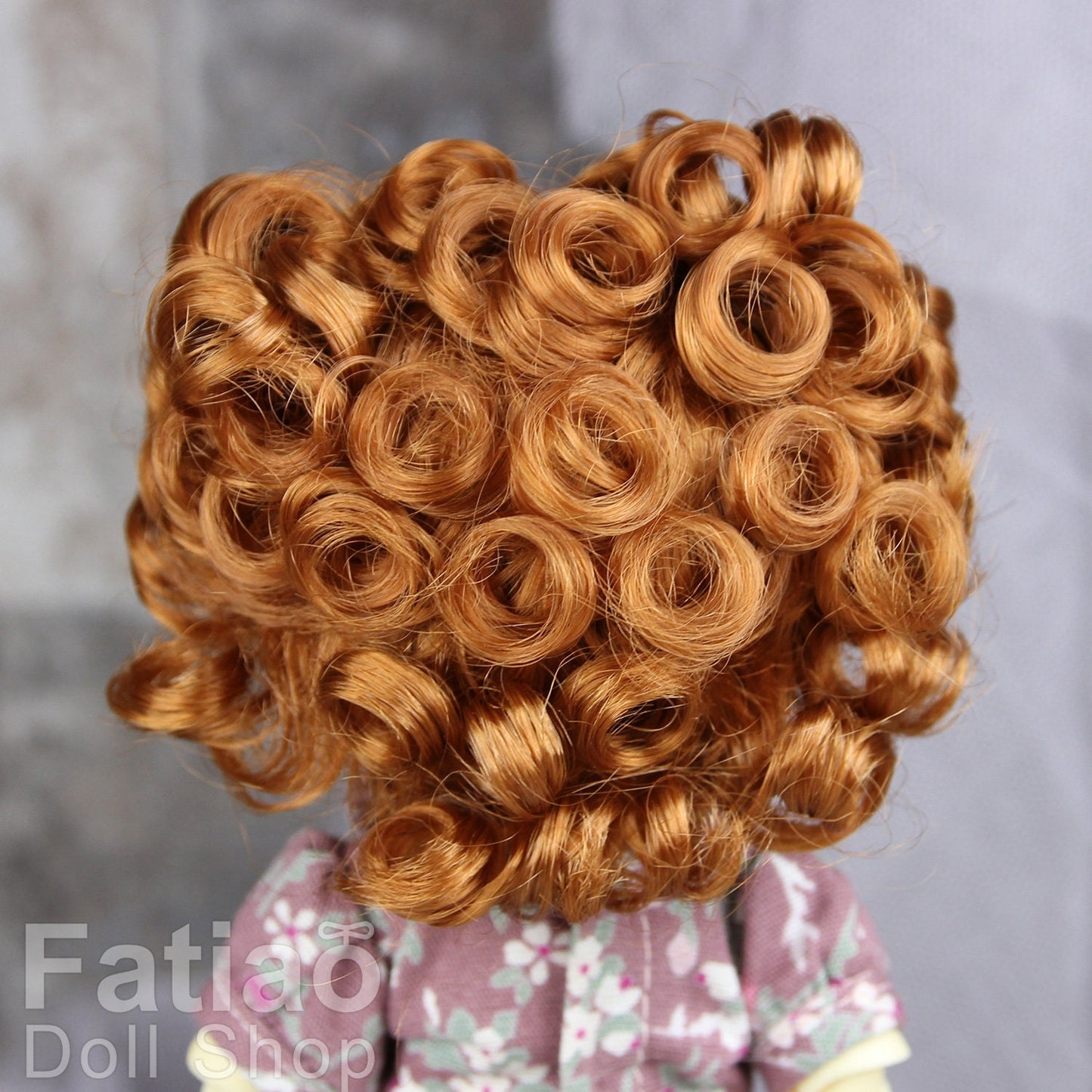 Fatiao - BJD Dollfie Lati Yellow Pukifee 5-6" Angel Doll Wig Caramel