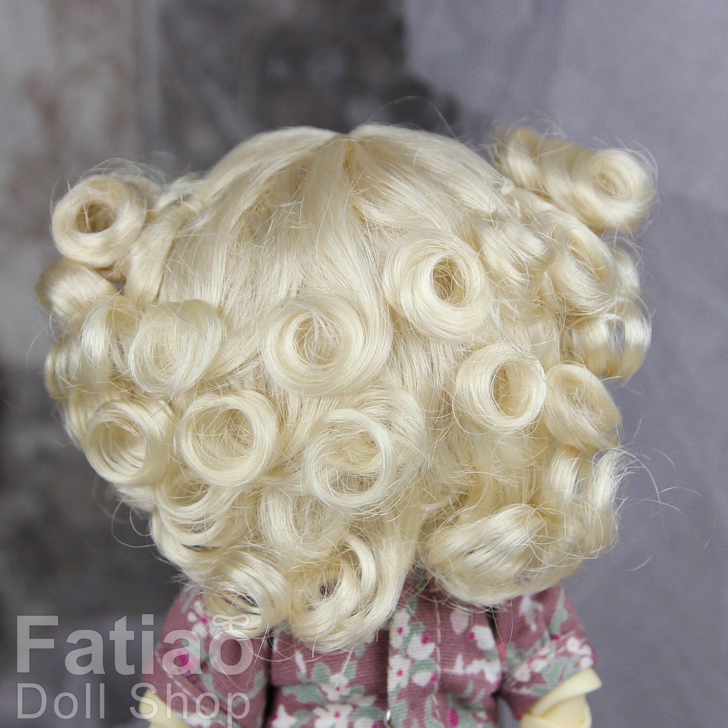 Fatiao - BJD Dollfie Lati Yellow Pukifee 5-6" Doll Wig Blonde