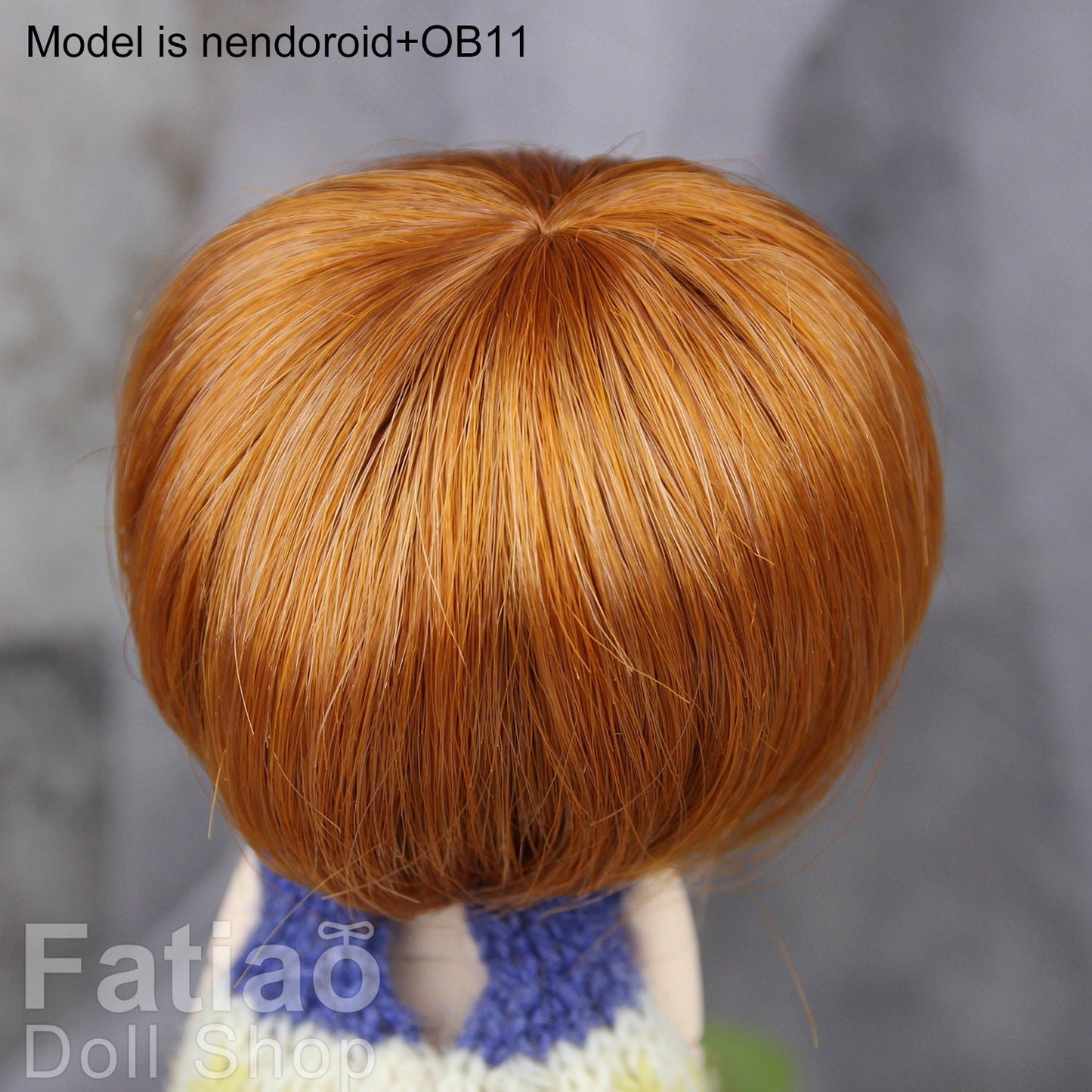 Fatiao - New Dollfie BJD Nendoroid / Little Dal Pullip / Dolls Wig - size 4-5" - Caramel