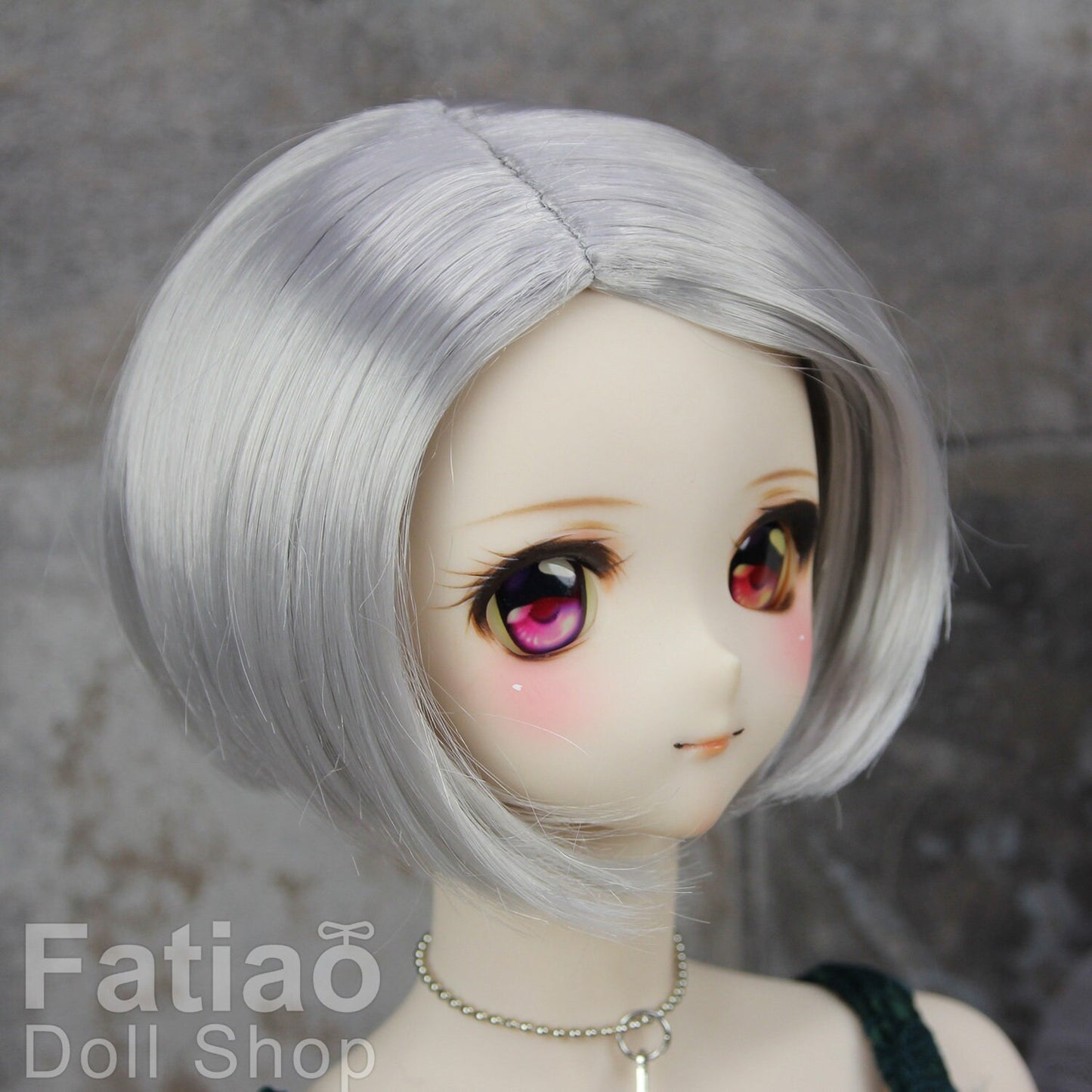 Fatiao - New Dollfie SD DD 1/3 BJD Dolls Wig size 8-9" - Gray
