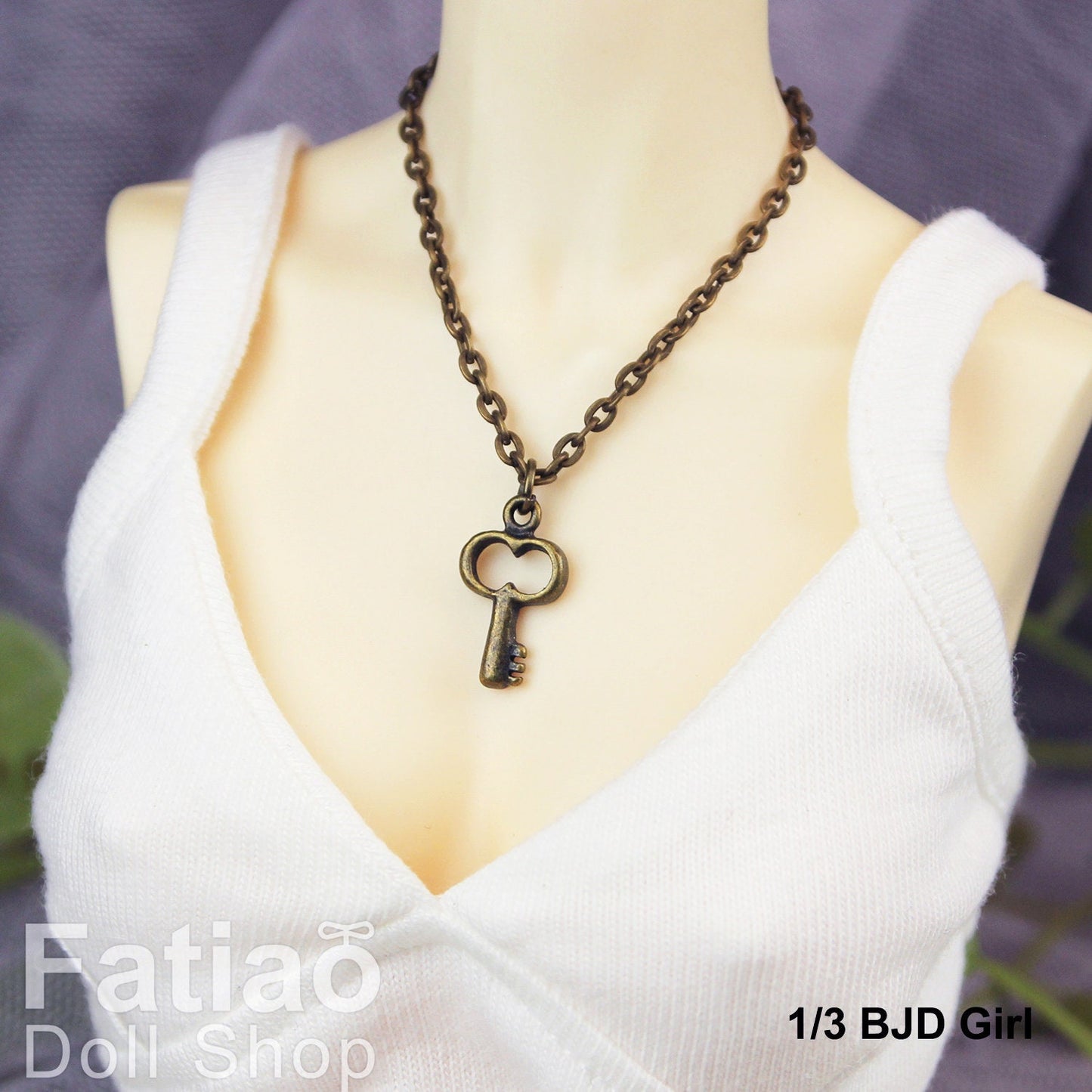 Dolls bronze Necklace for 1/3 BJD SD DD Smart Doll 1/4MSD
