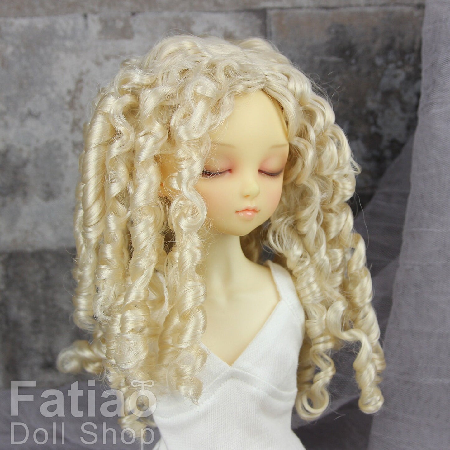 Fatiao - New Dollfie MSD Kaye Wiggs little darling doll 1/4 BJD Size 7-8 inch Dolls Wig - Blonde
