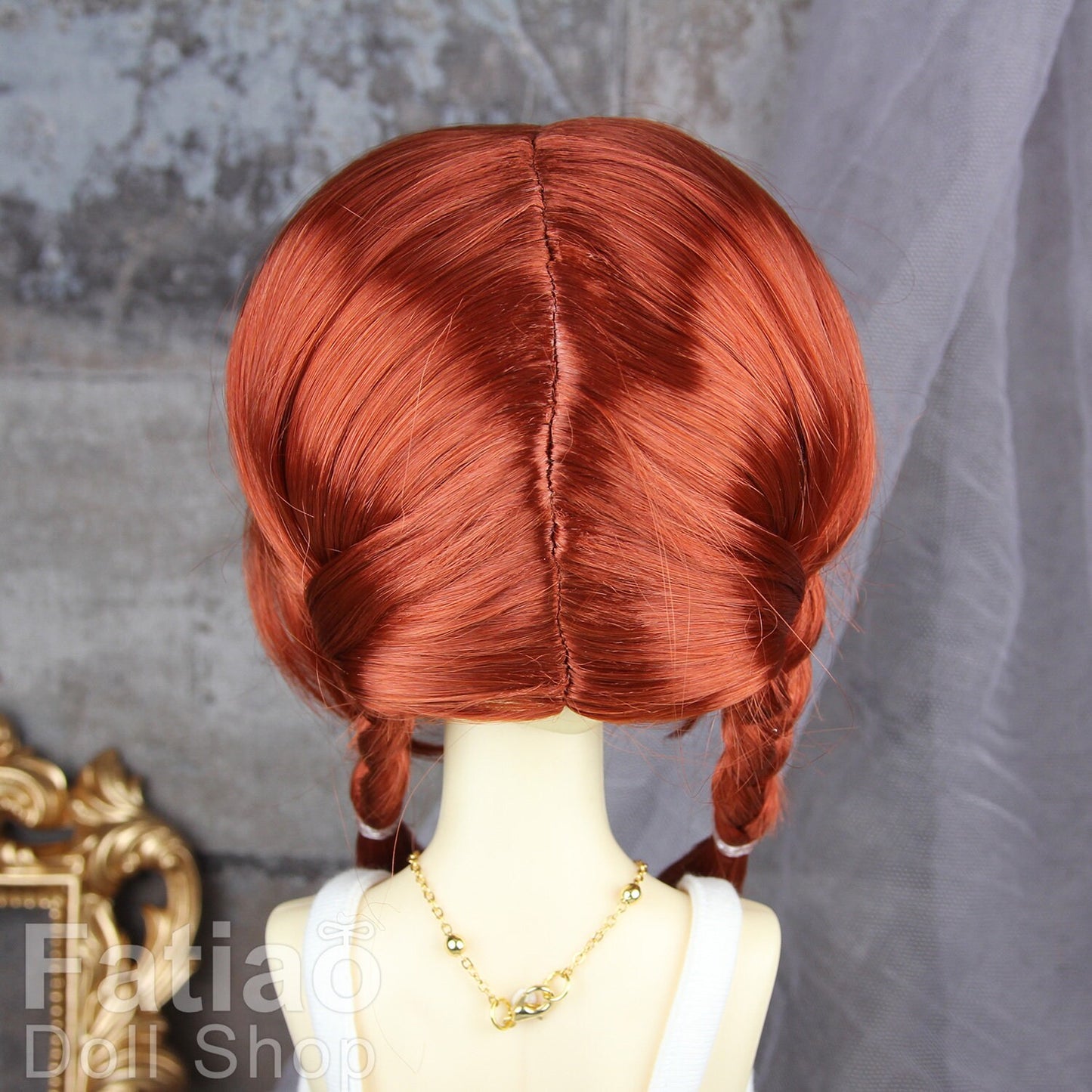 Fatiao - New Dollfie SD 1/3 BJD Volks Blythe Pullip Dolls Wig size 9-10" - Carrot