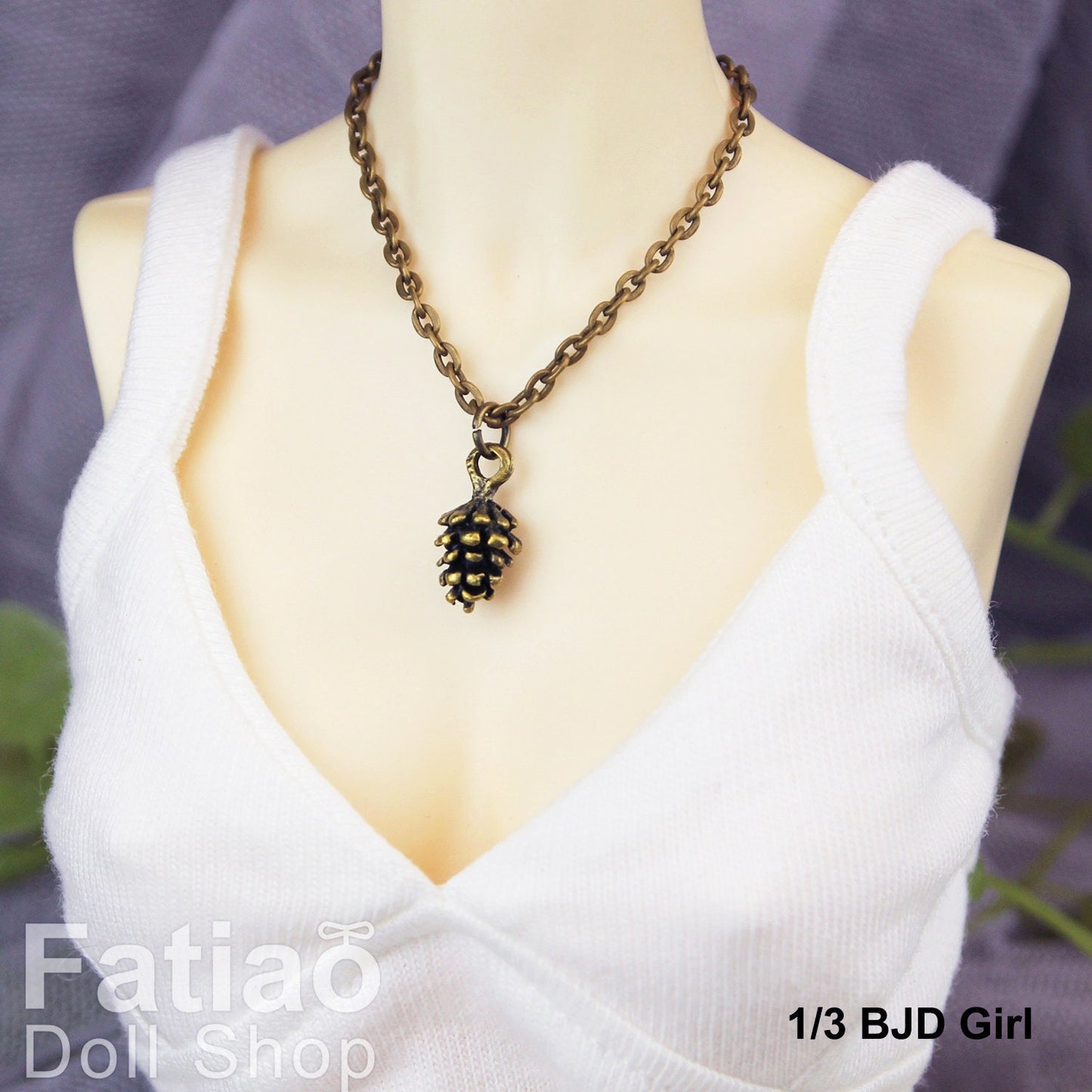 Dolls bronze Necklace for 1/3 BJD SD DD Smart Doll 1/4MSD