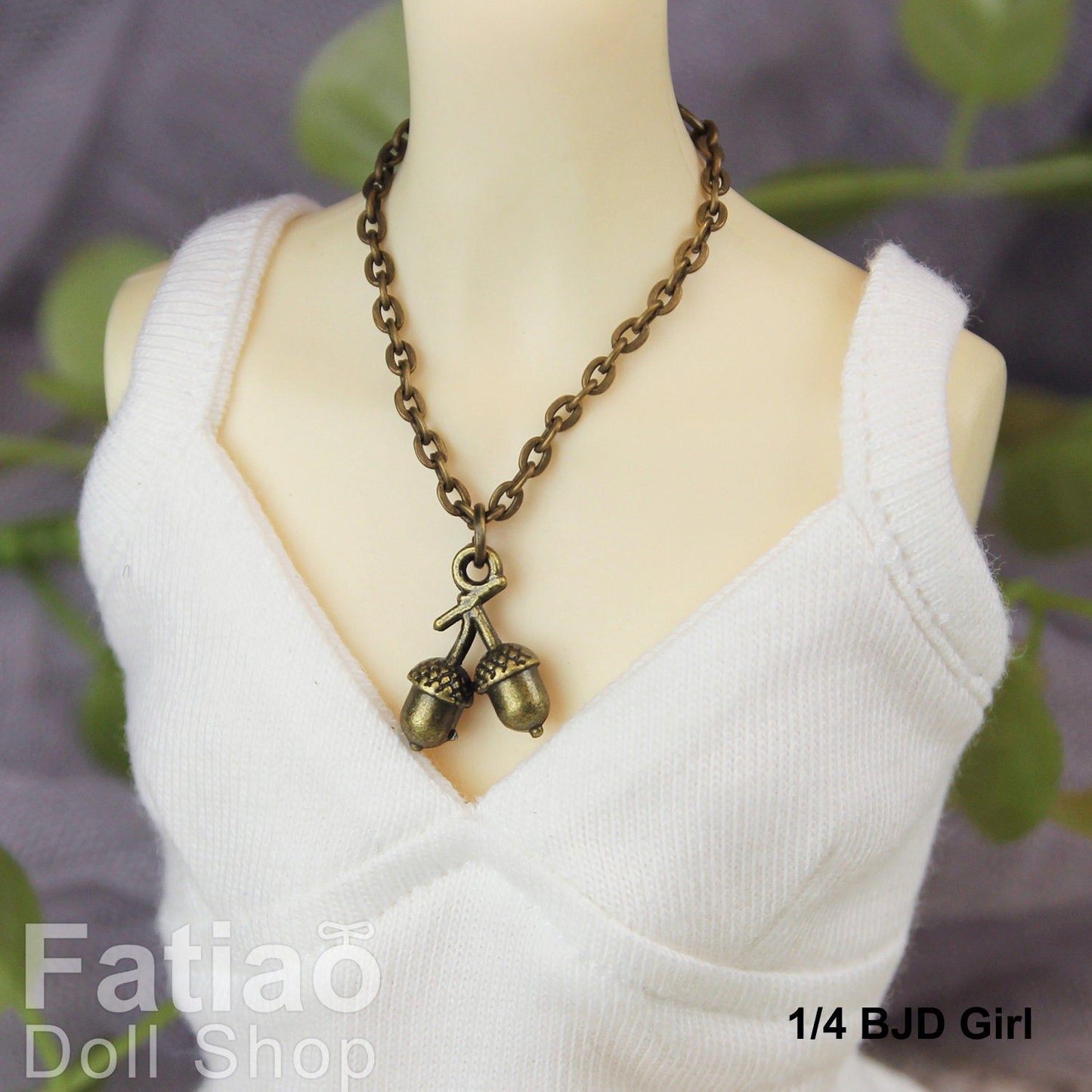 Dolls bronze Necklace for 1/3 BJD SD DD Smart Doll 1/4MSD
