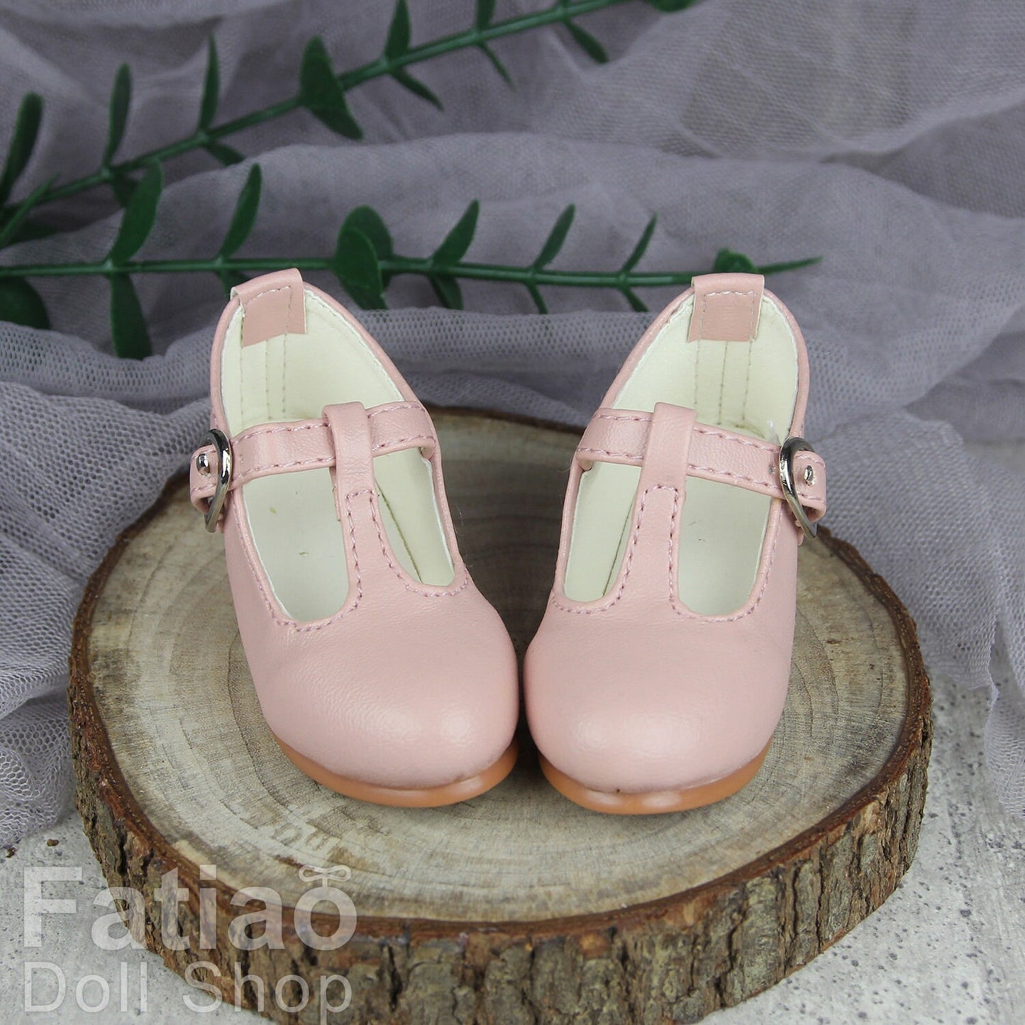 Fatiao - New 1/3 BJD Dollfie Dolls Mary Jane Shoes - Pink (Size 6.5cm)