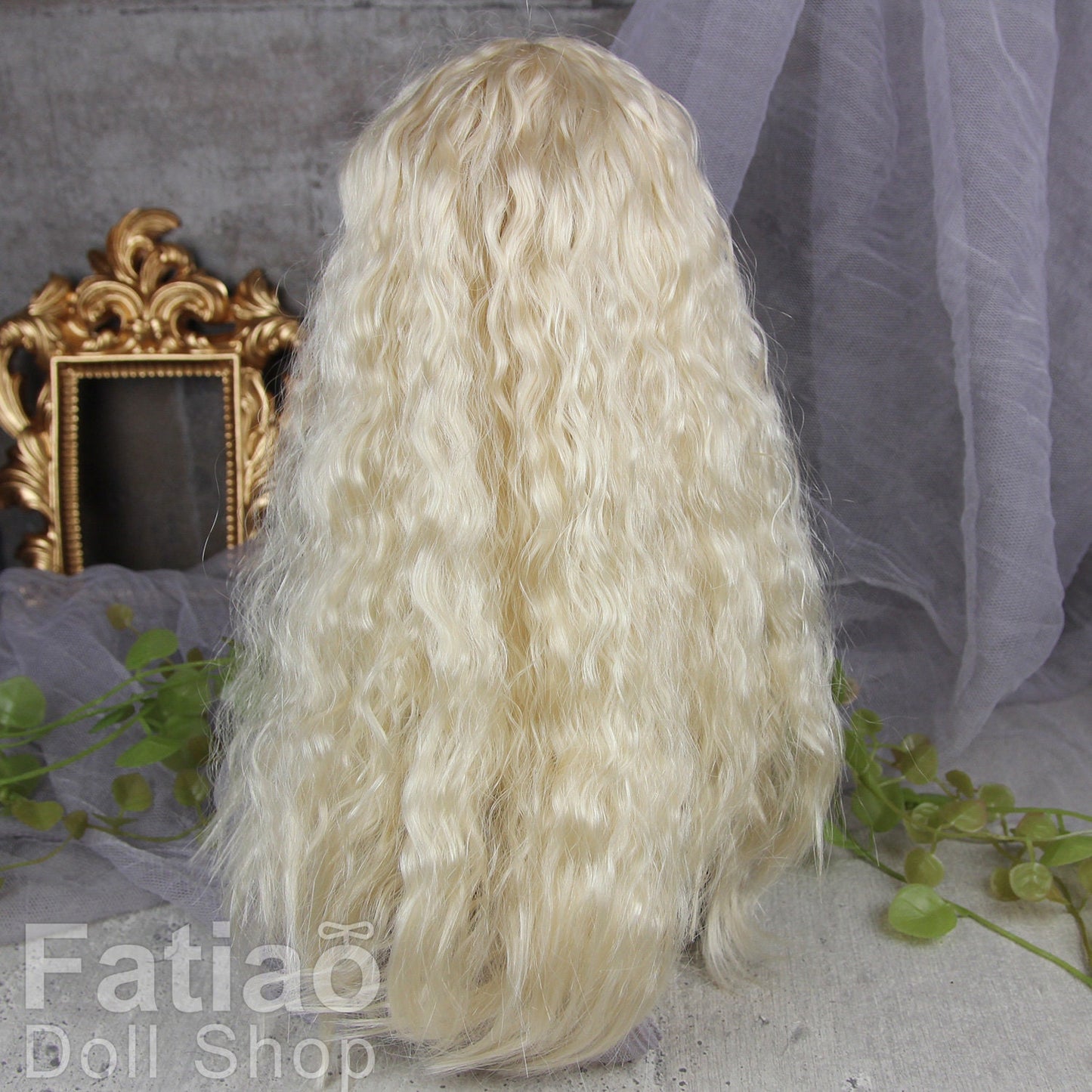 Fatiao - New Dollfie MSD Kaye Wiggs little darling doll 1/4 BJD Size 7-8 inch Dolls Wig - Blonde