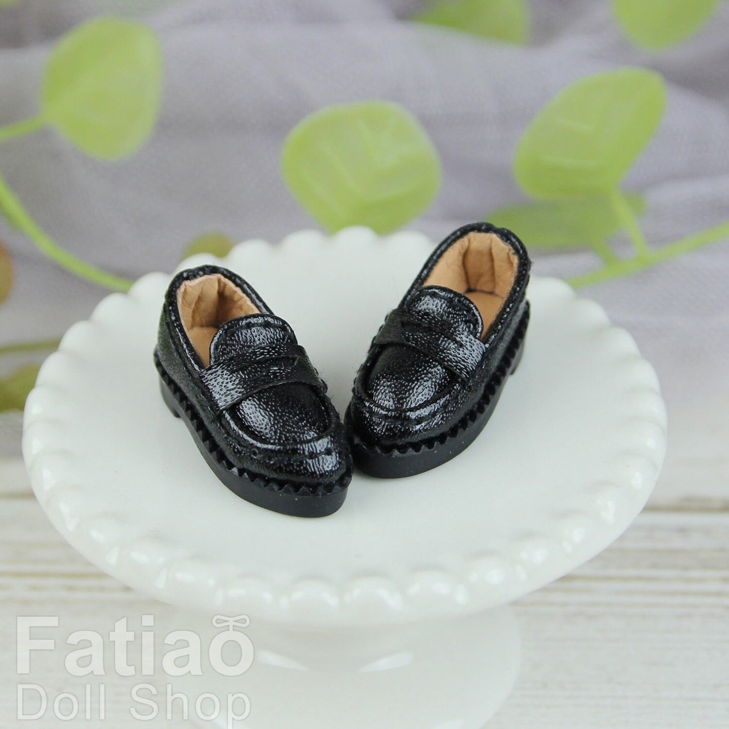 Fatiao - New Obitsu 11 OB11 1/12 BJD Nendoroid dolls leather Formal Oxford shoes