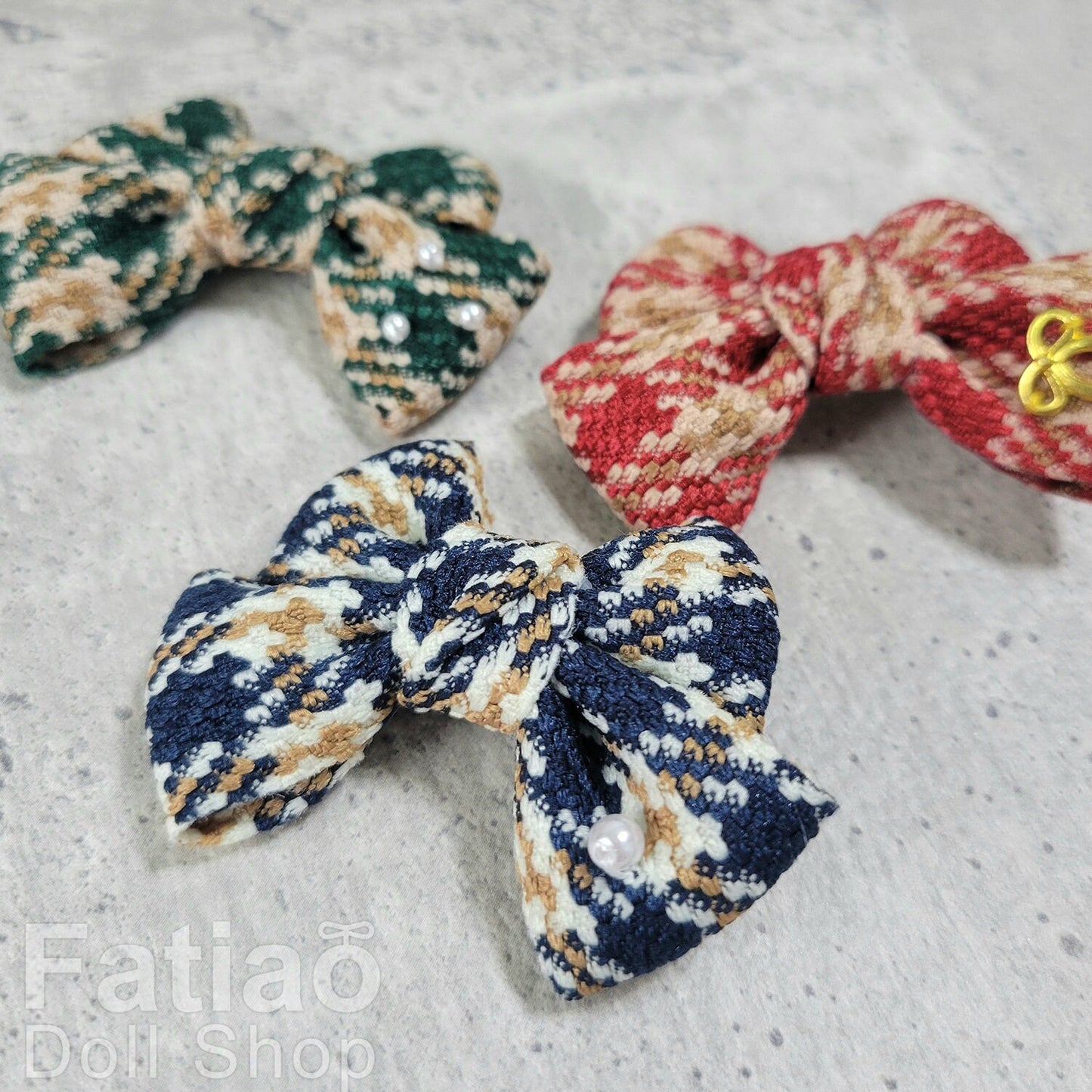 Dolls BJD Ribbon Hair Clip - Fatiao handmade