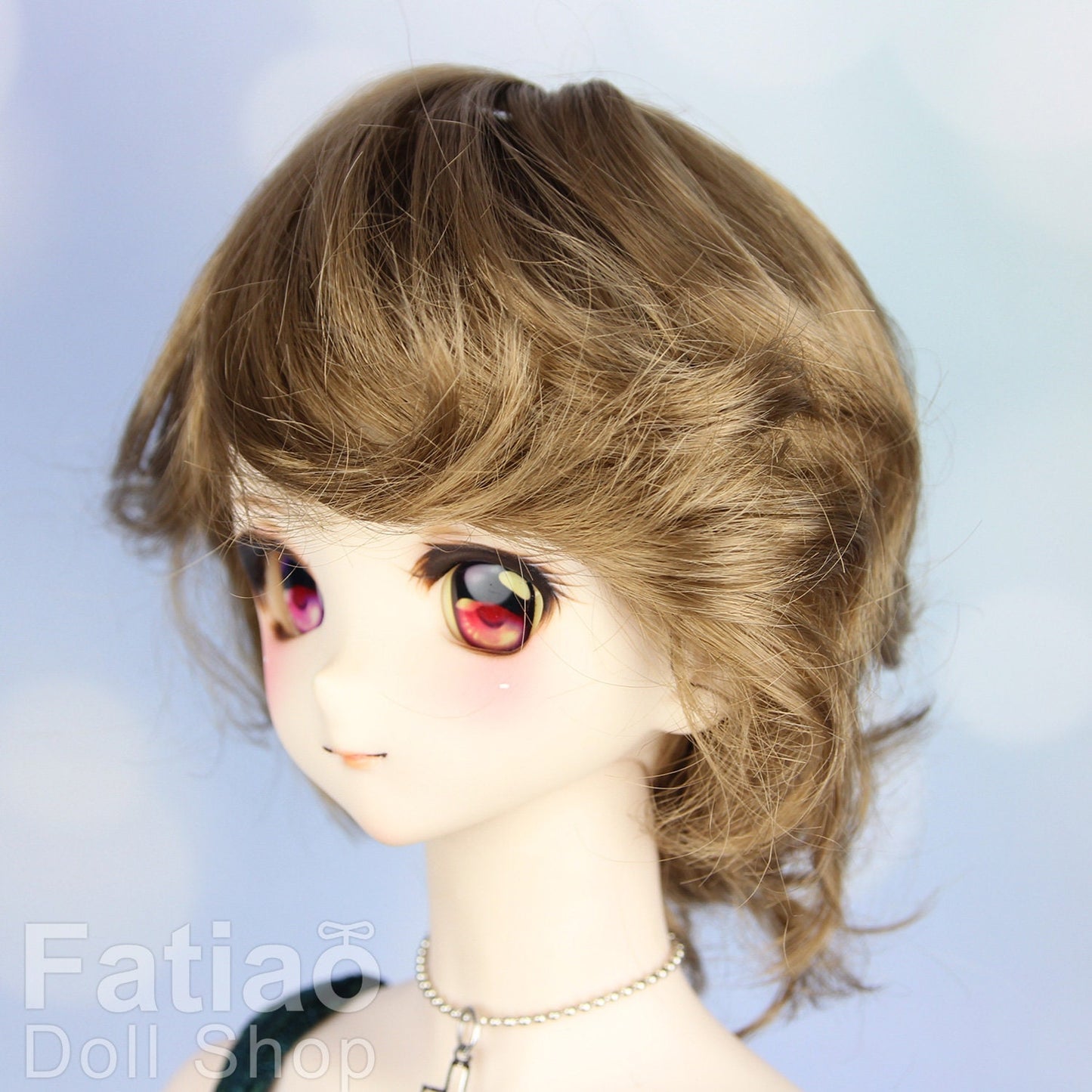 Fatiao - New Dollfie SD 1/3 BJD Dolls Wig size 8-9" - Latte
