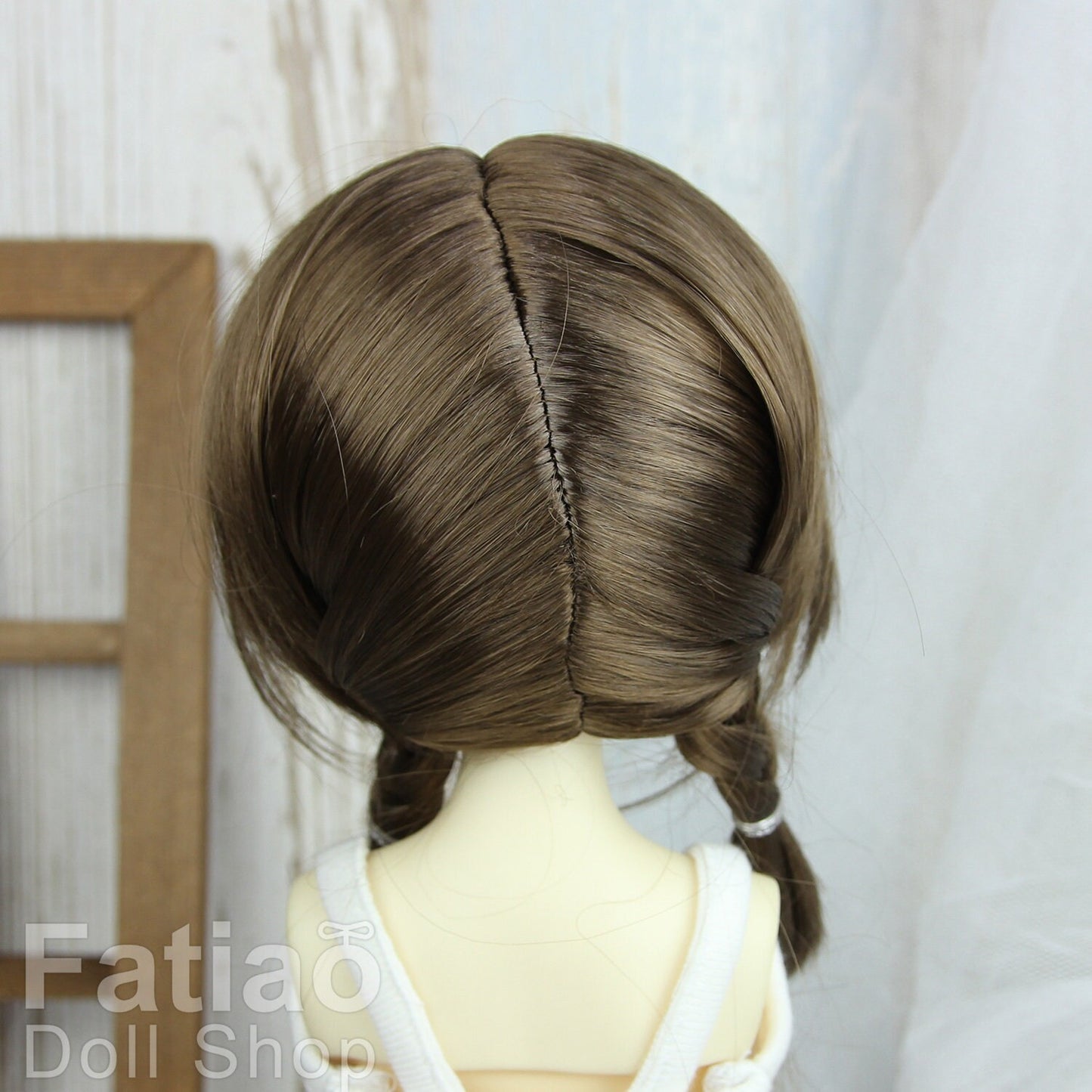 Fatiao - New Dollfie MSD Kaye Wiggs little darling doll 1/4 BJD Size 7-8 inch Dolls Wig - umber