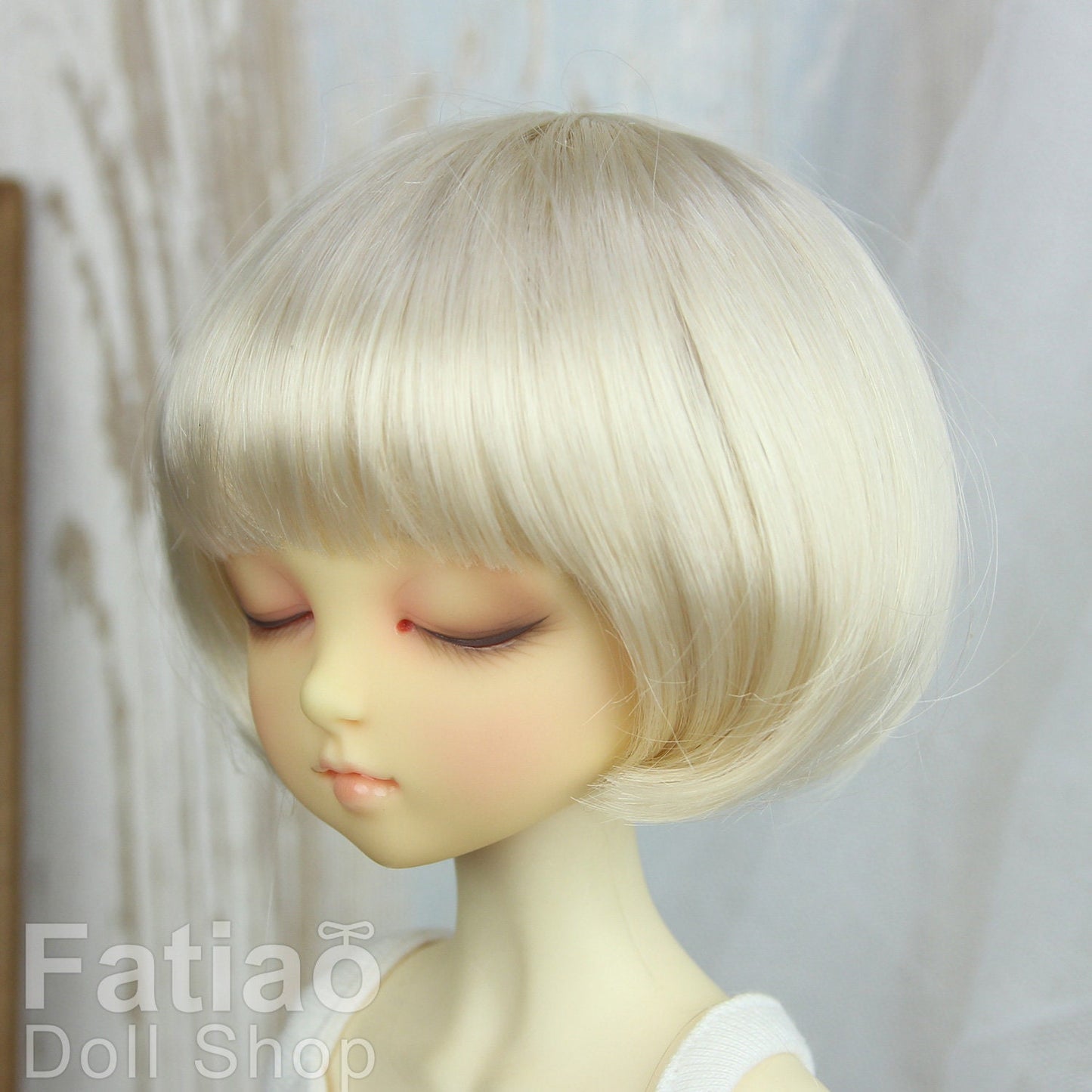 Fatiao - New Dollfie MSD Kaye Wiggs 1/4 BJD Size 7-8 inch - Blonde Dolls Wig