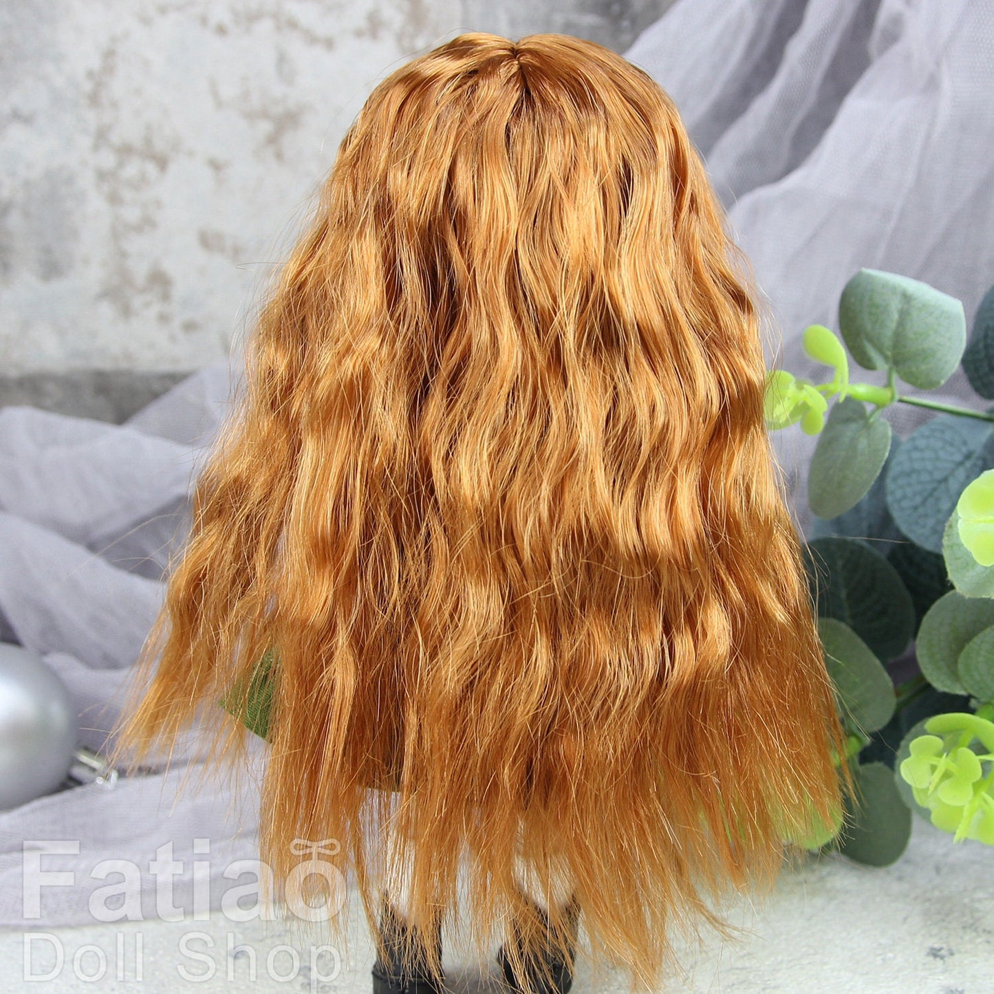 Fatiao - New Dollfie BJD Nendoroid / Little Dal Pullip / Dolls Wig - size 4-5" -Caramel