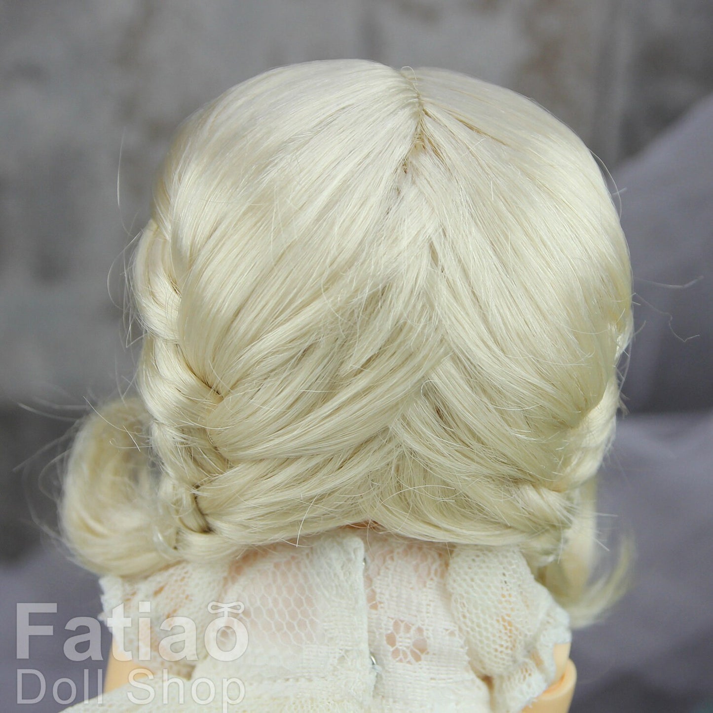 Fatiao - BJD Dollfie Lati Yellow Pukifee 5-6" Angel Doll Wig - Blonde