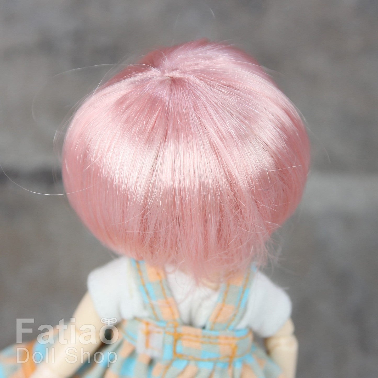 Fatiao - New BJD Dollfie pukipuki BF Pocket 3-4" Doll Wig - Pink