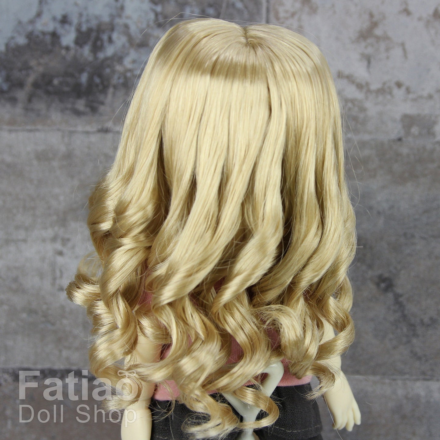 Fatiao - New Dolls Wig Dollfie Yo-SD 1/6 BJD 6-7" size - Cream gold