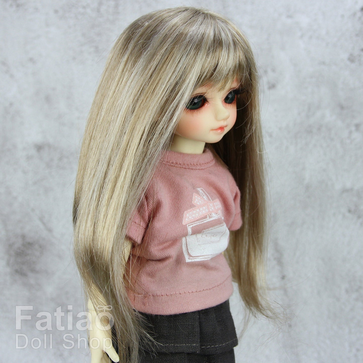 Fatiao - New Dolls Wig Dollfie Yo-SD 1/6 BJD 6-7" size - Blonde mix Baby Brown