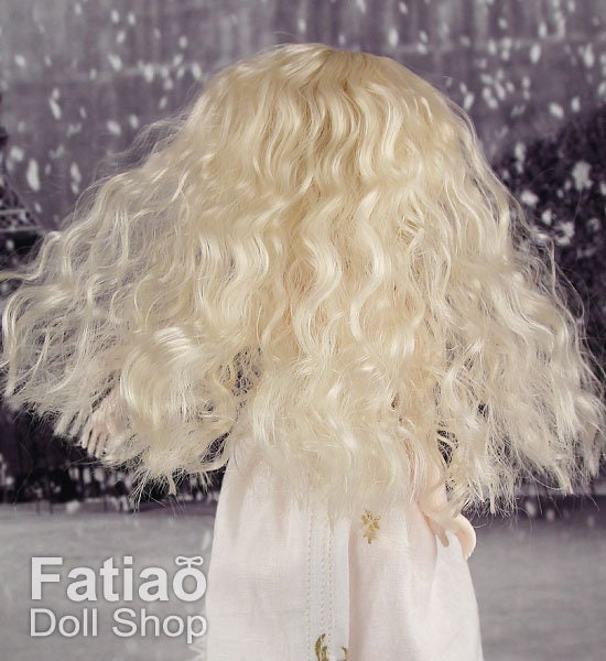 Fatiao - New Dollfie little pullip DAL Nendoroid BJD Dolls Wig - size 4-5" - Blonde