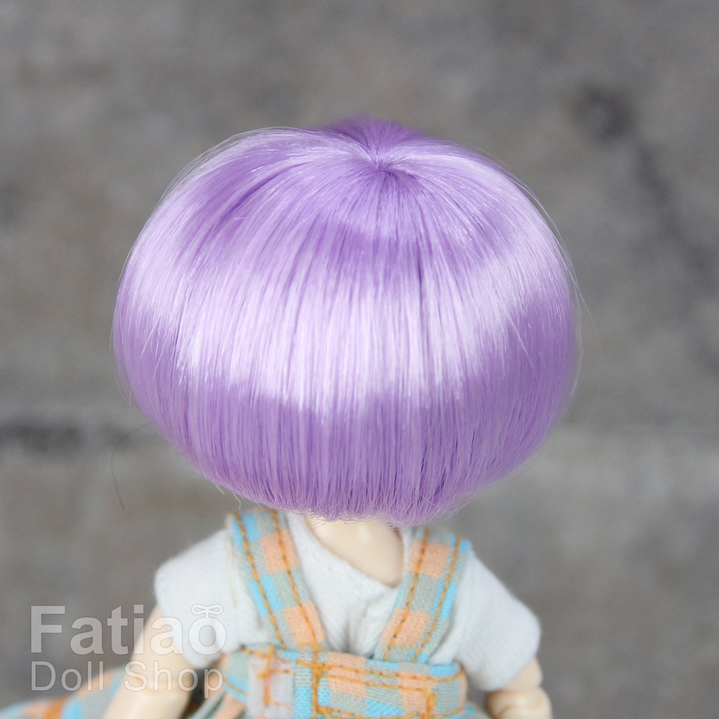 Fatiao - New BJD Dollfie pukipuki BF Pocket 3-4" Doll Wig - Light purple