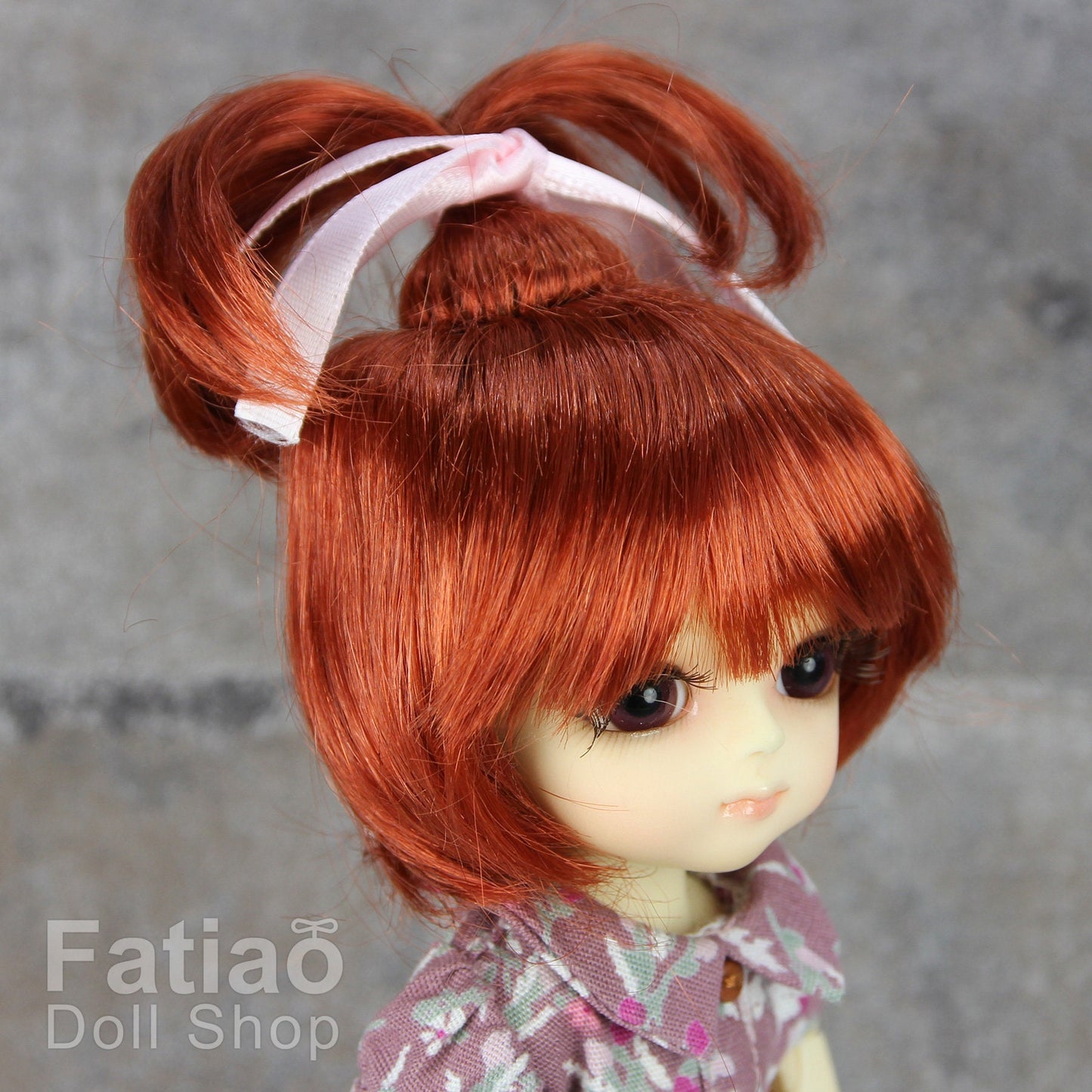 Fatiao - Lati Yellow Pukifee Luts Tiny 5-6" BJD Doll Wig - Carrot