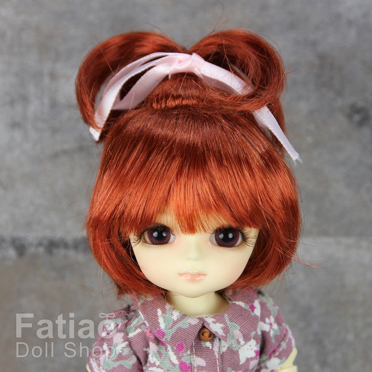 Fatiao - Lati Yellow Pukifee Luts Tiny 5-6" BJD Doll Wig - Carrot
