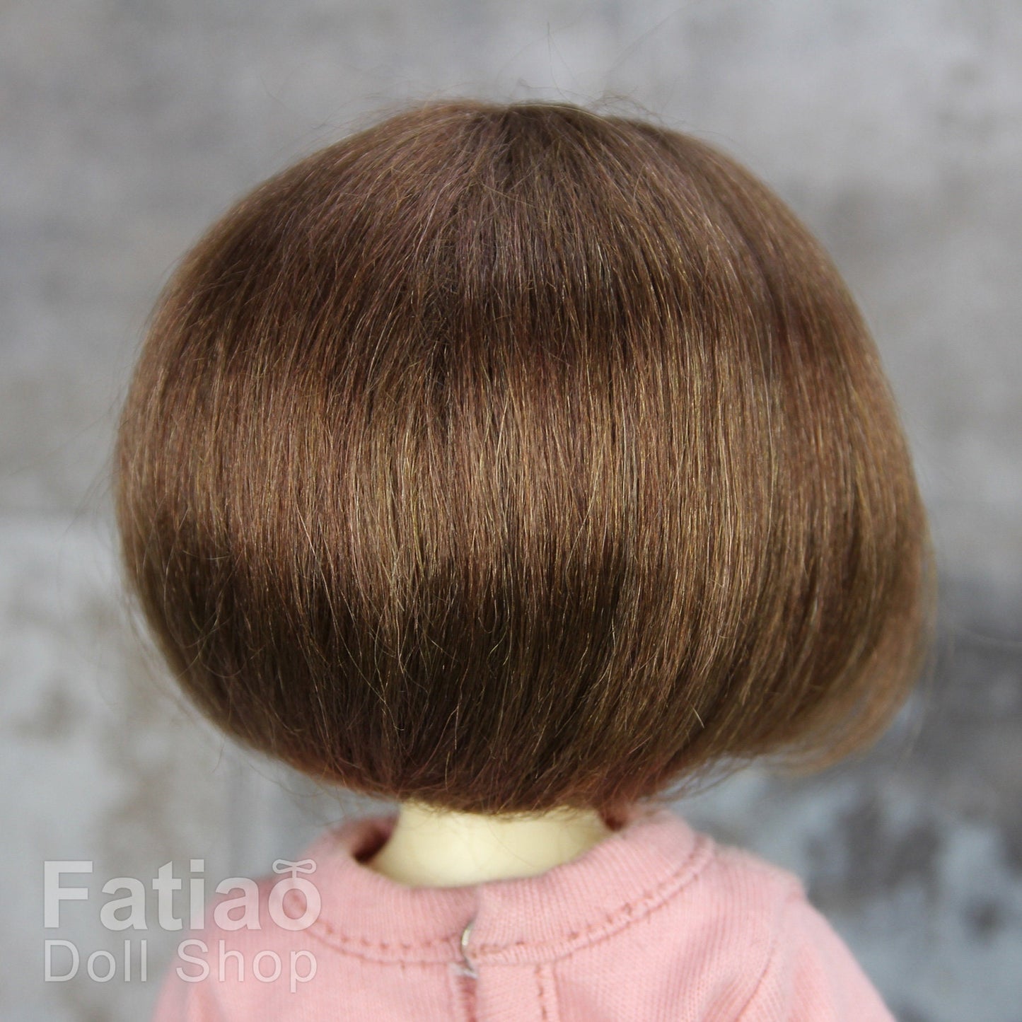Fatiao - New Dollfie Yo-SD 1/6 BJD Mohair Dolls Wig 6-7 inch - Brown