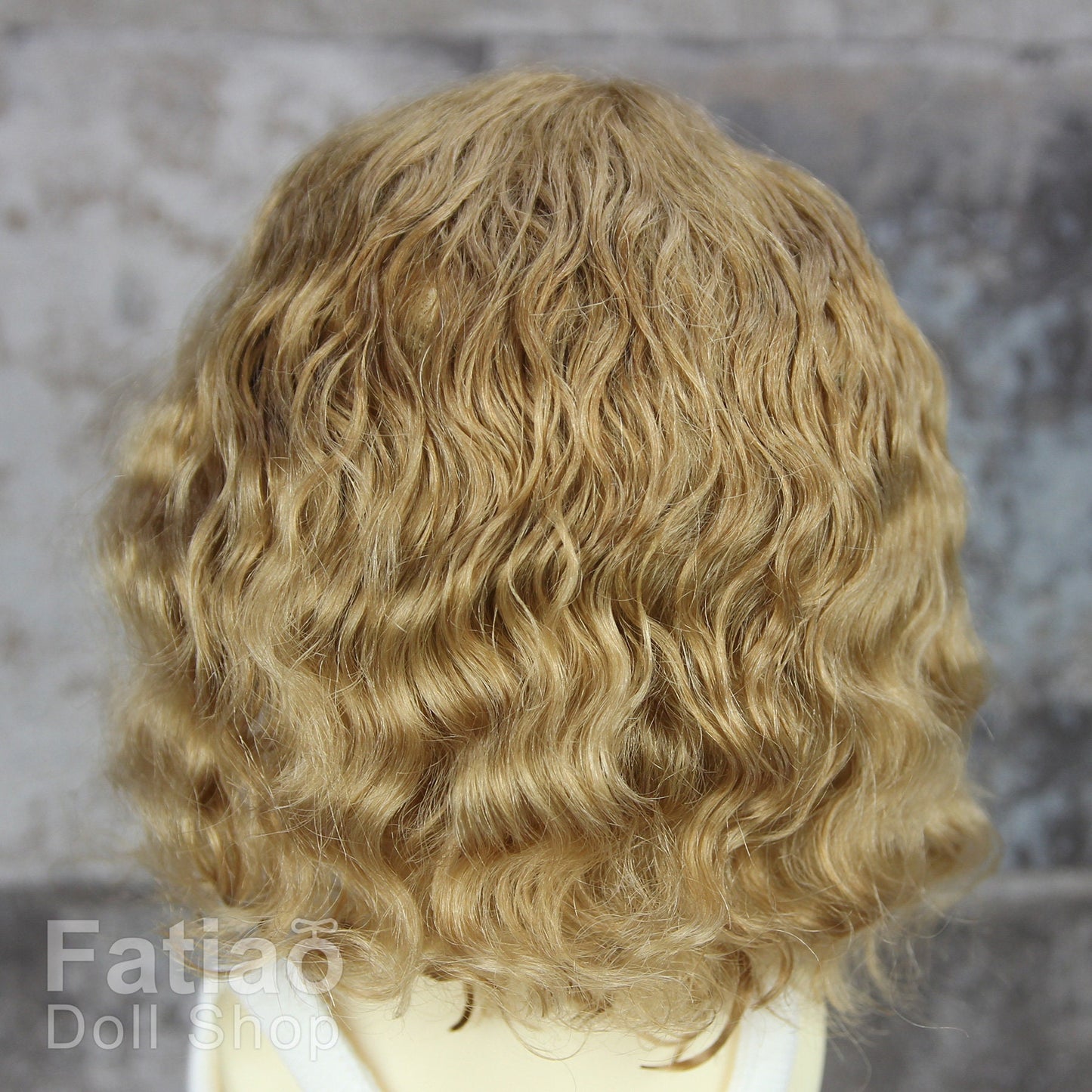 Fatiao - New Dollfie MSD Kaye Wiggs little darling doll 1/4 BJD Size 7-8 inch Mohair Dolls Wig - Latte brown