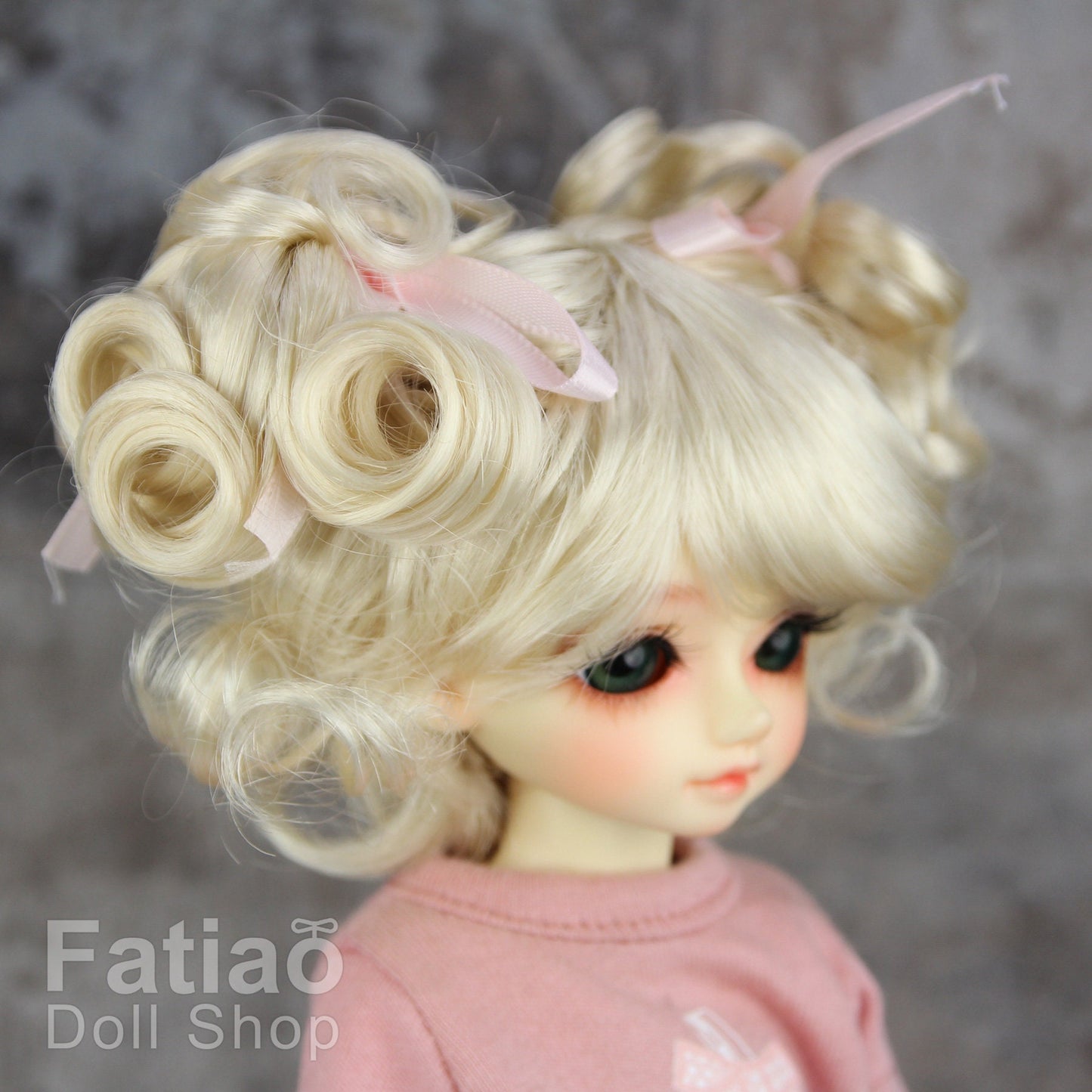 Fatiao - New Dollfie Yo-SD 1/6 BJD - Dolls Wig 6-7 inch - Blonde